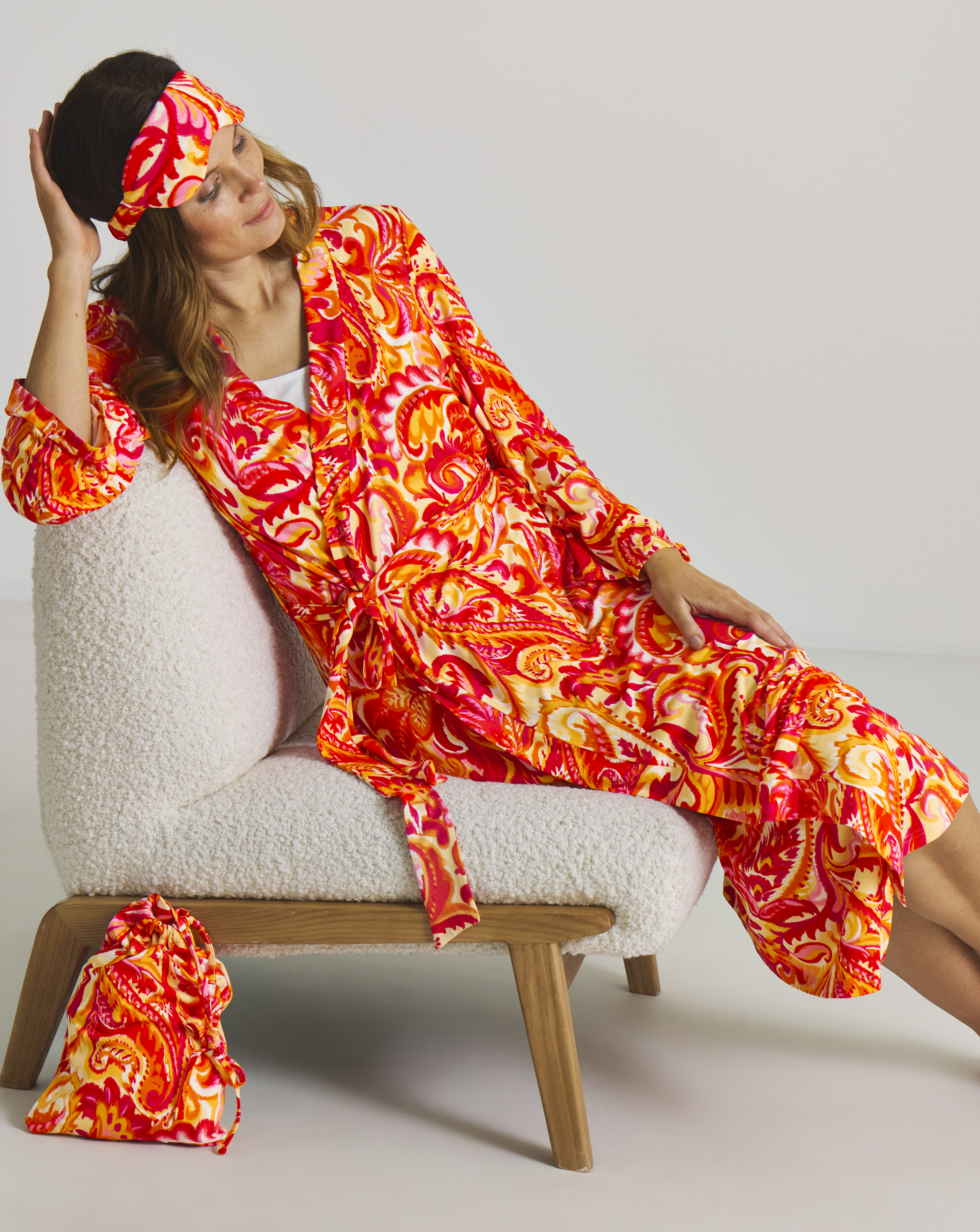 Figleaves Floral Gown With Bag