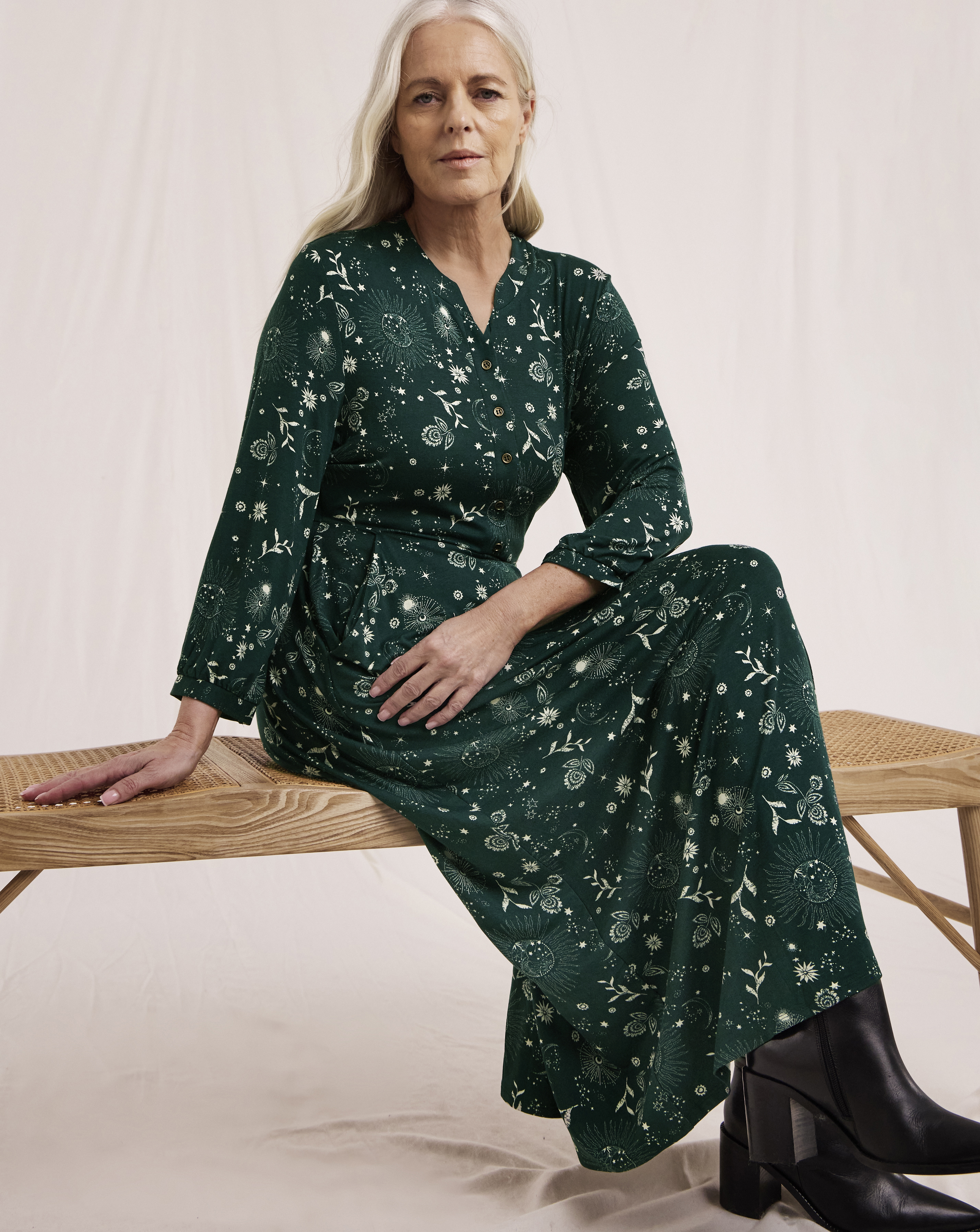 Julipa Printed Jersey Midi Dress
