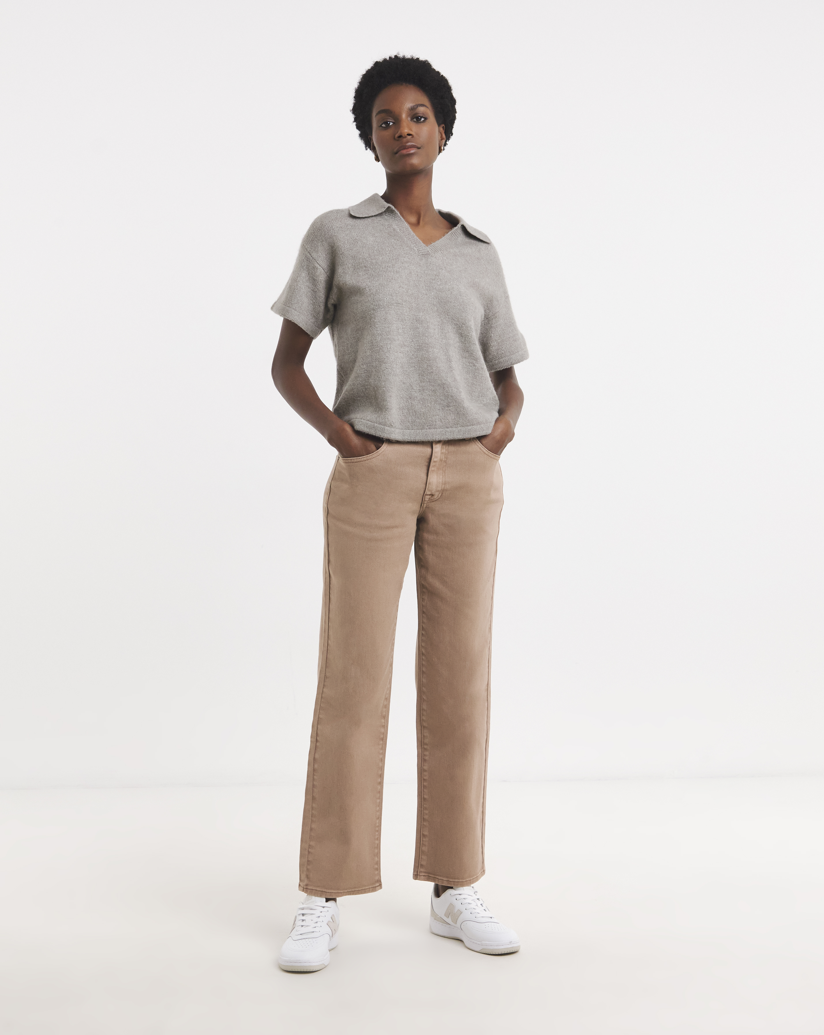 Authentic Relaxed Straight Leg Jeans