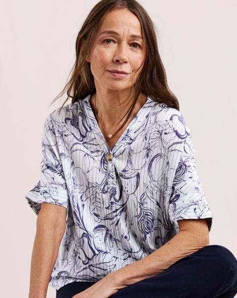 Julipa Crinkle Short Sleeve Top