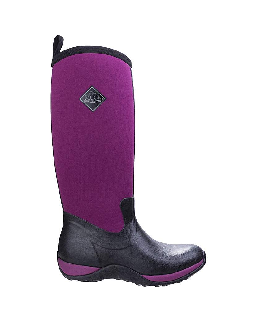 Muck Boots Arctic Adventure Wellington Black/Maroon - Muck Boots - Size6