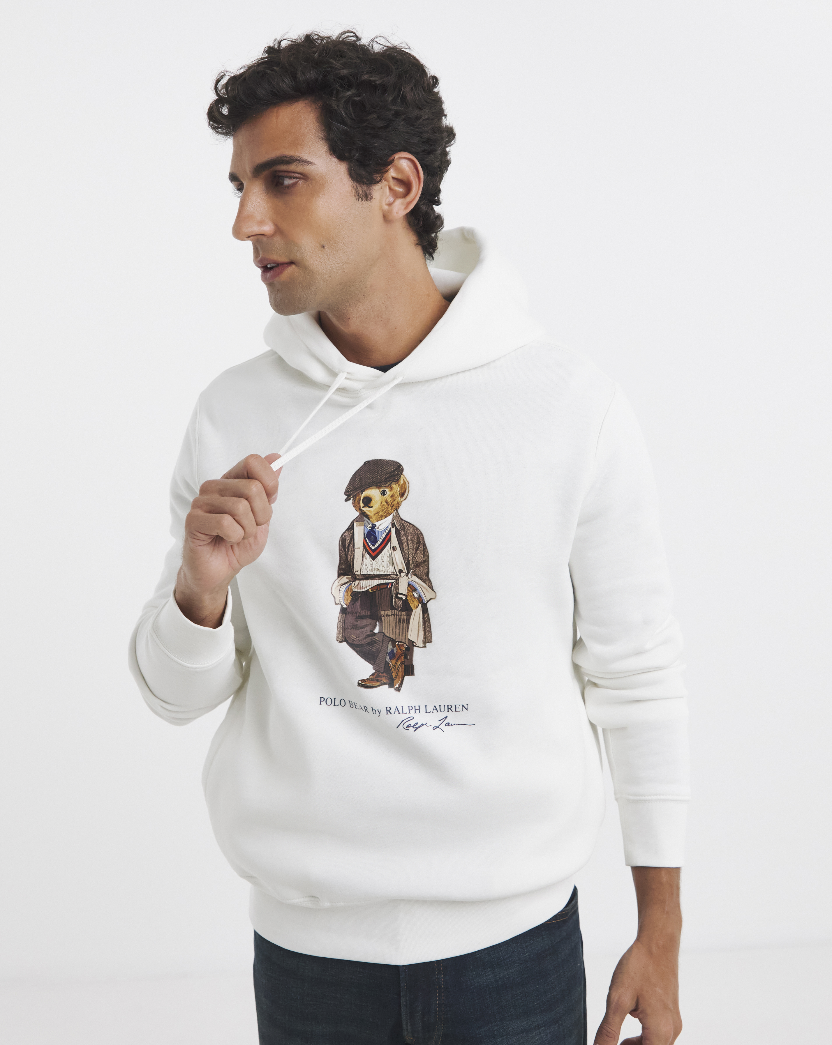 Polo Ralph Lauren Bear Hoodie - White