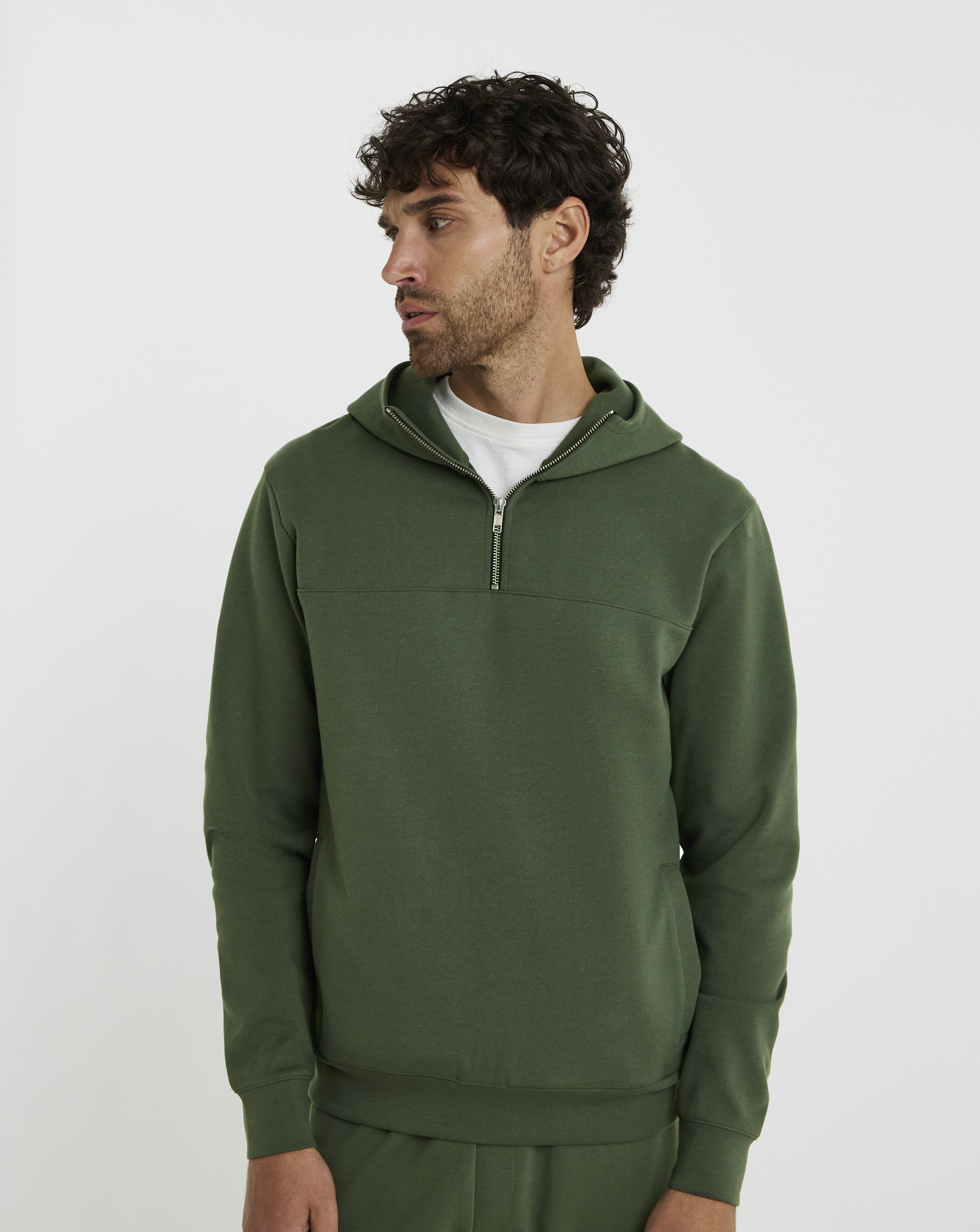 Folio Interlock 1/4 Zip Hoodie
