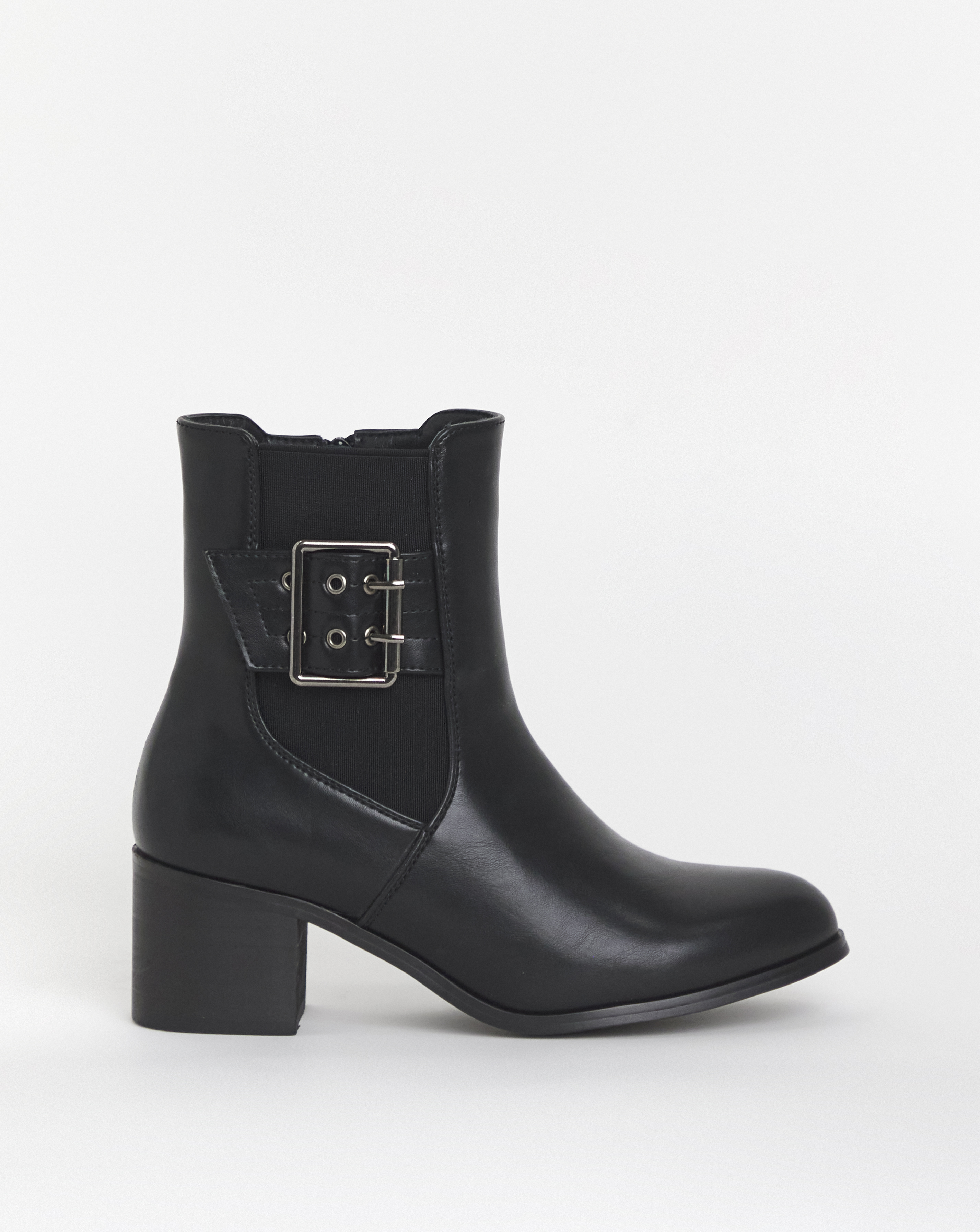 Cushion Walk Block Heel Boot E Fit
