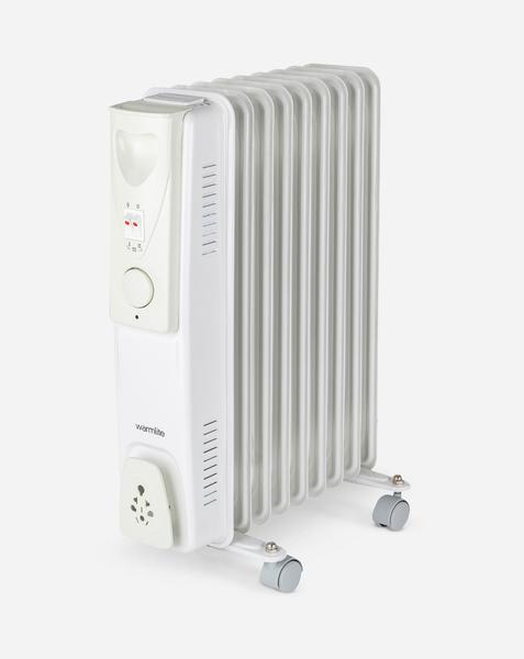 Warmlite 2000W Oil-Filled Radiator - Grey