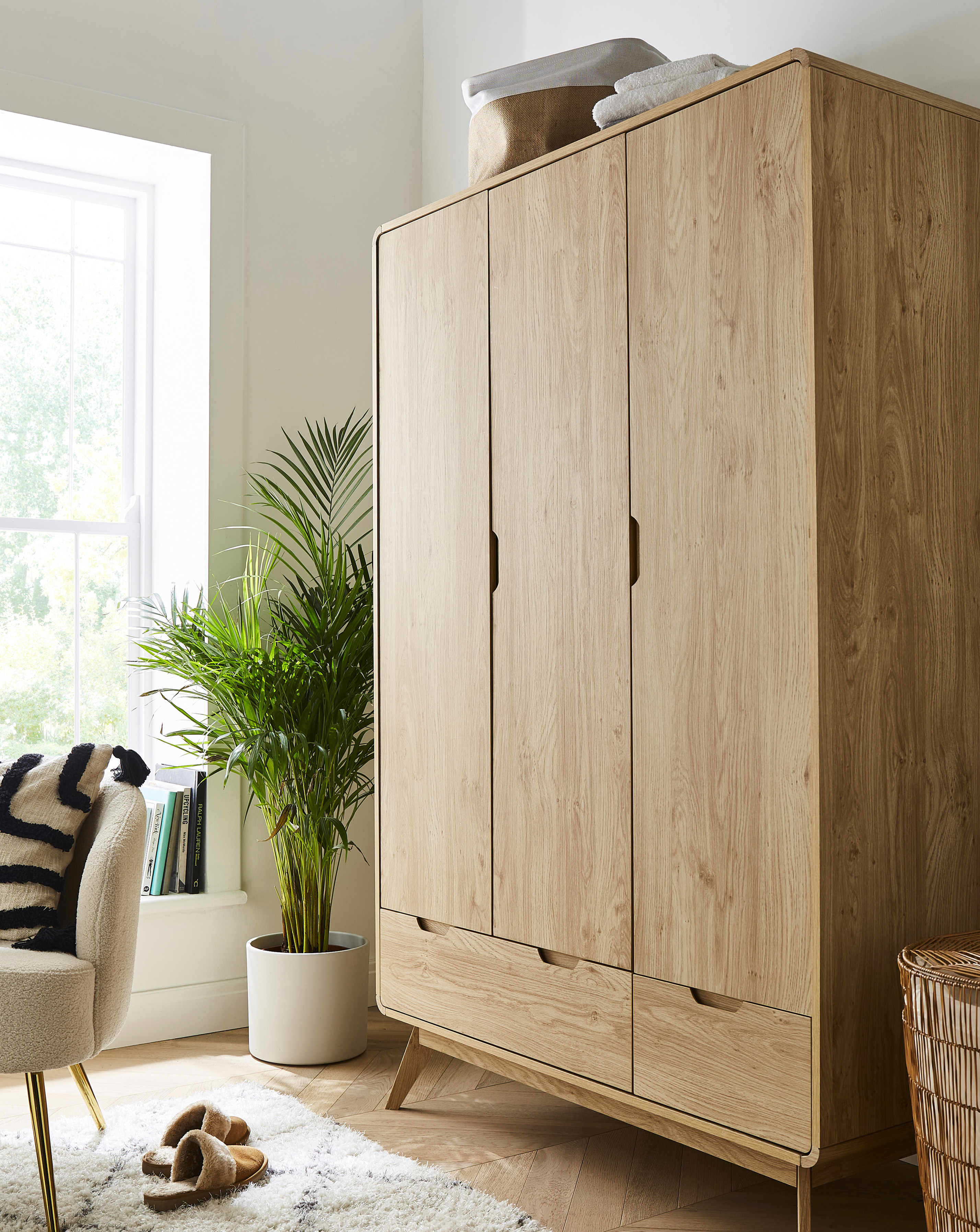 Oslo 3 Door 2 Drawer Wardrobe