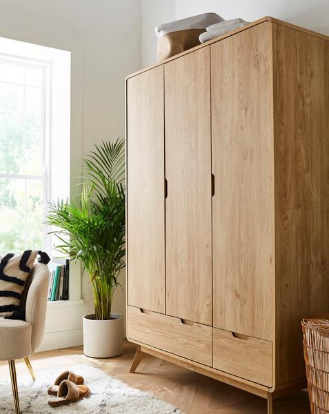 Oslo 3 Door 2 Drawer Wardrobe