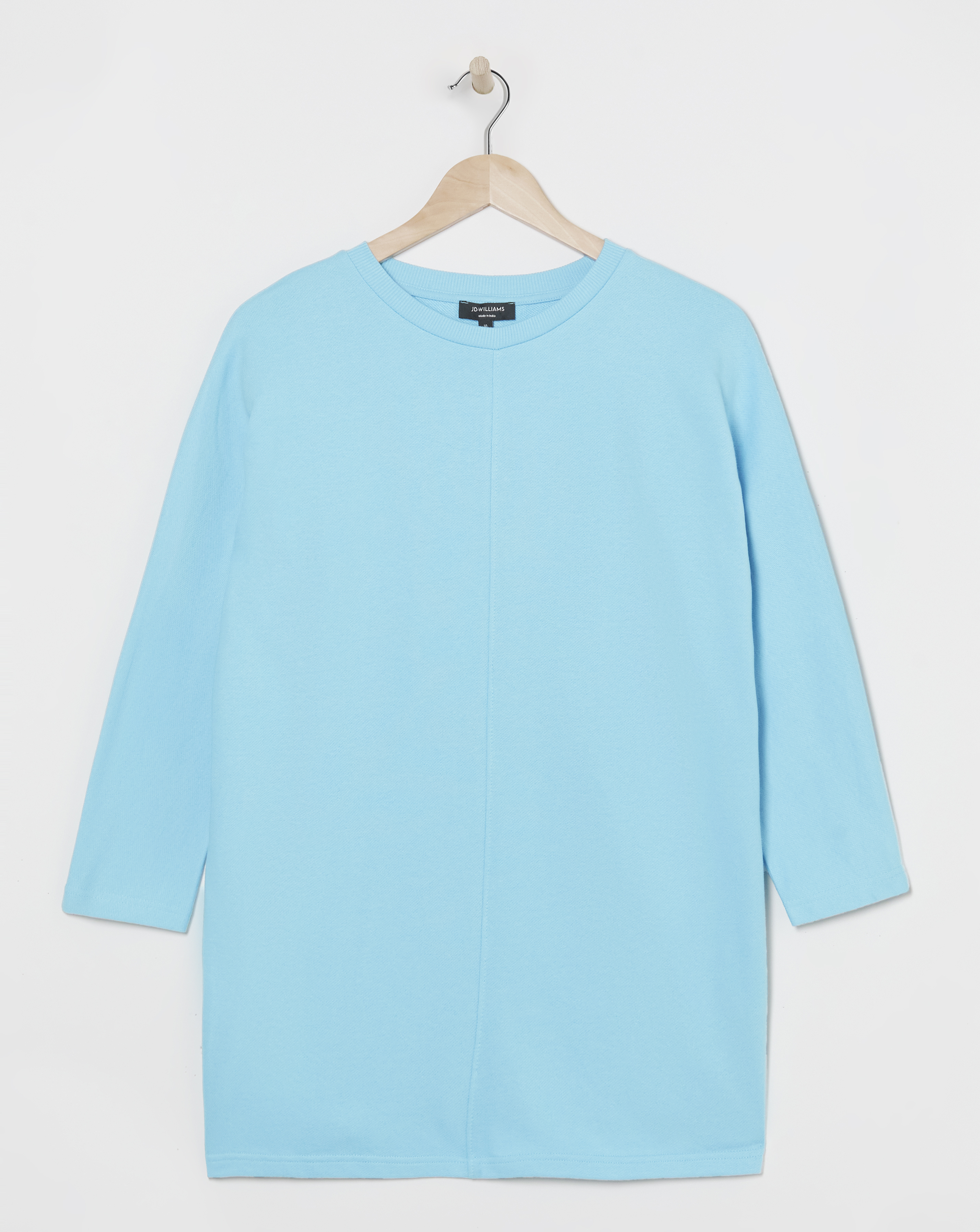 Turquoise Longline Sweat - Turquoise