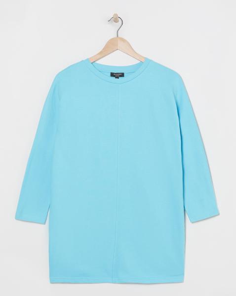 Turquoise Longline Sweat