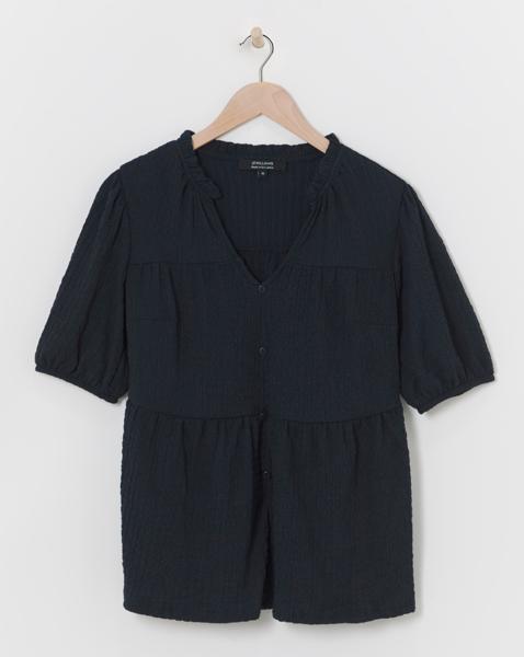 Crinkle Tiered Top