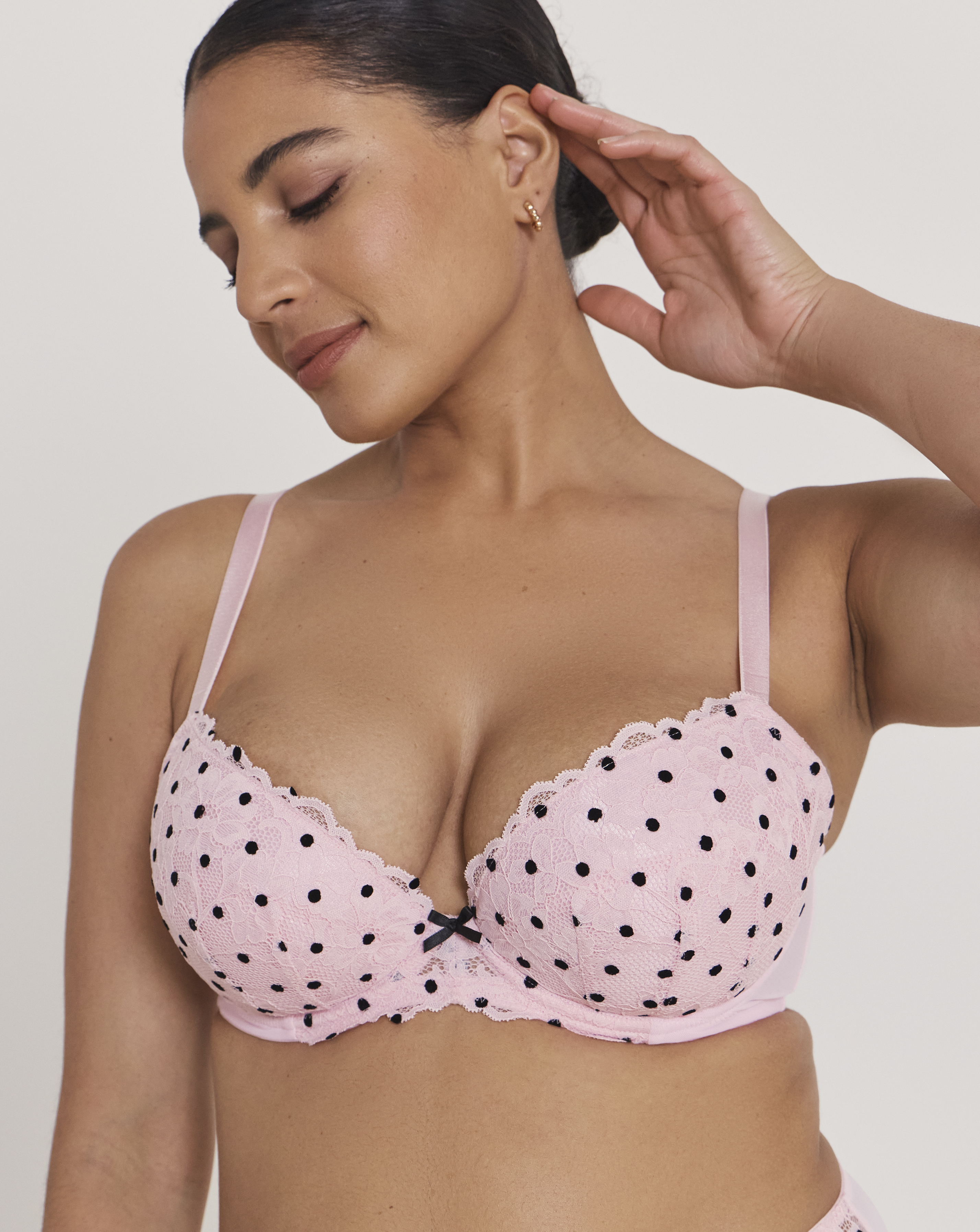 Ann Summers Sexy Lace Plunge Bra Pink