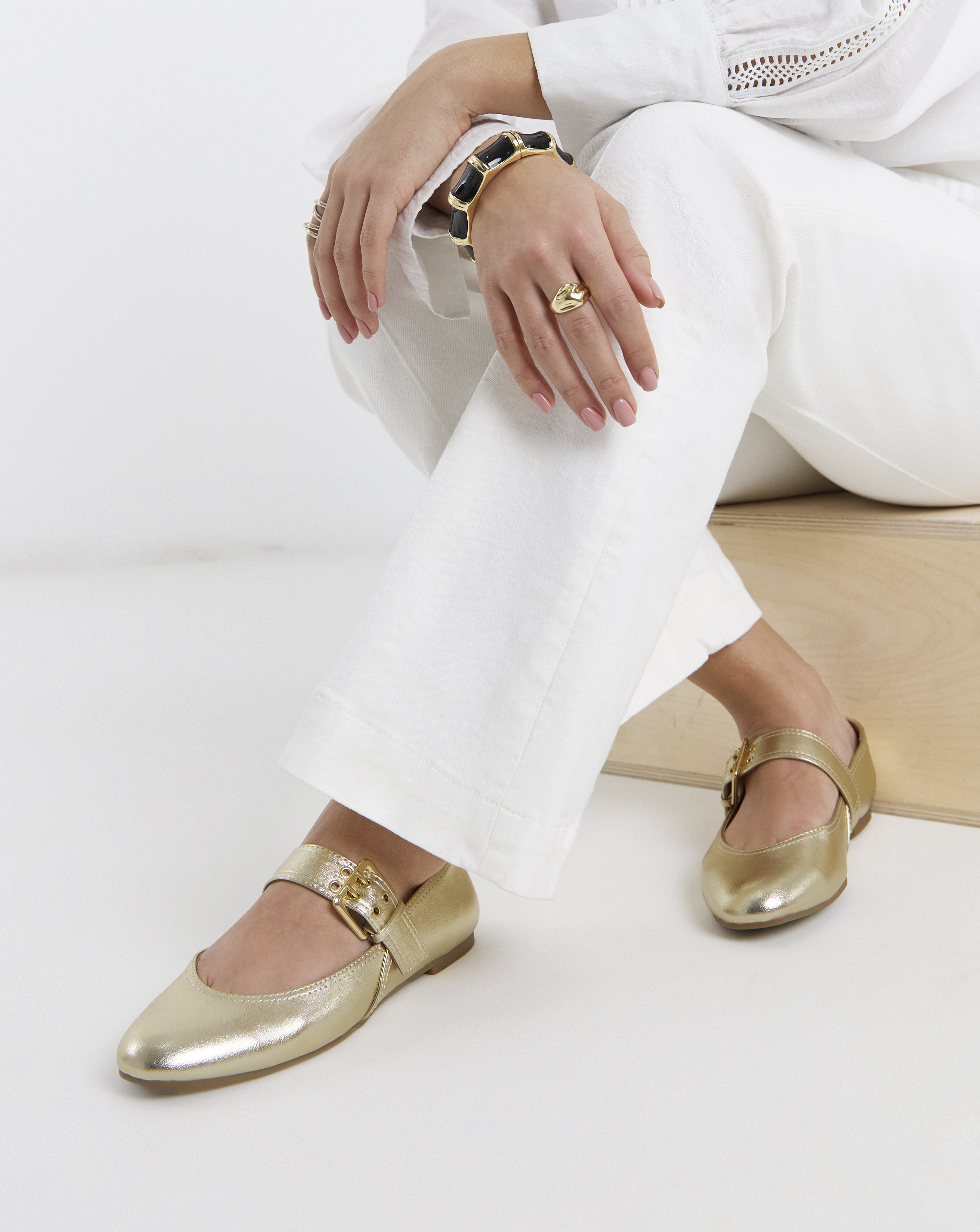 Mary Jane Ballerinas Wide Fit