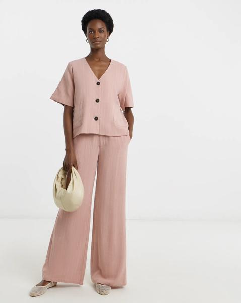 LINEN MIX TROUSER