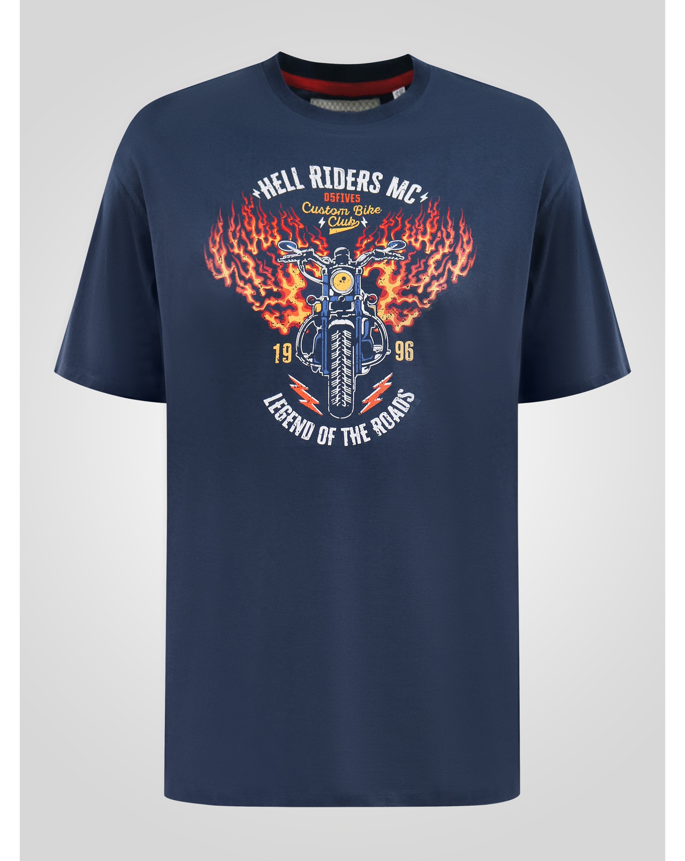 D555 Hockney Motorbike Printed T-shirt