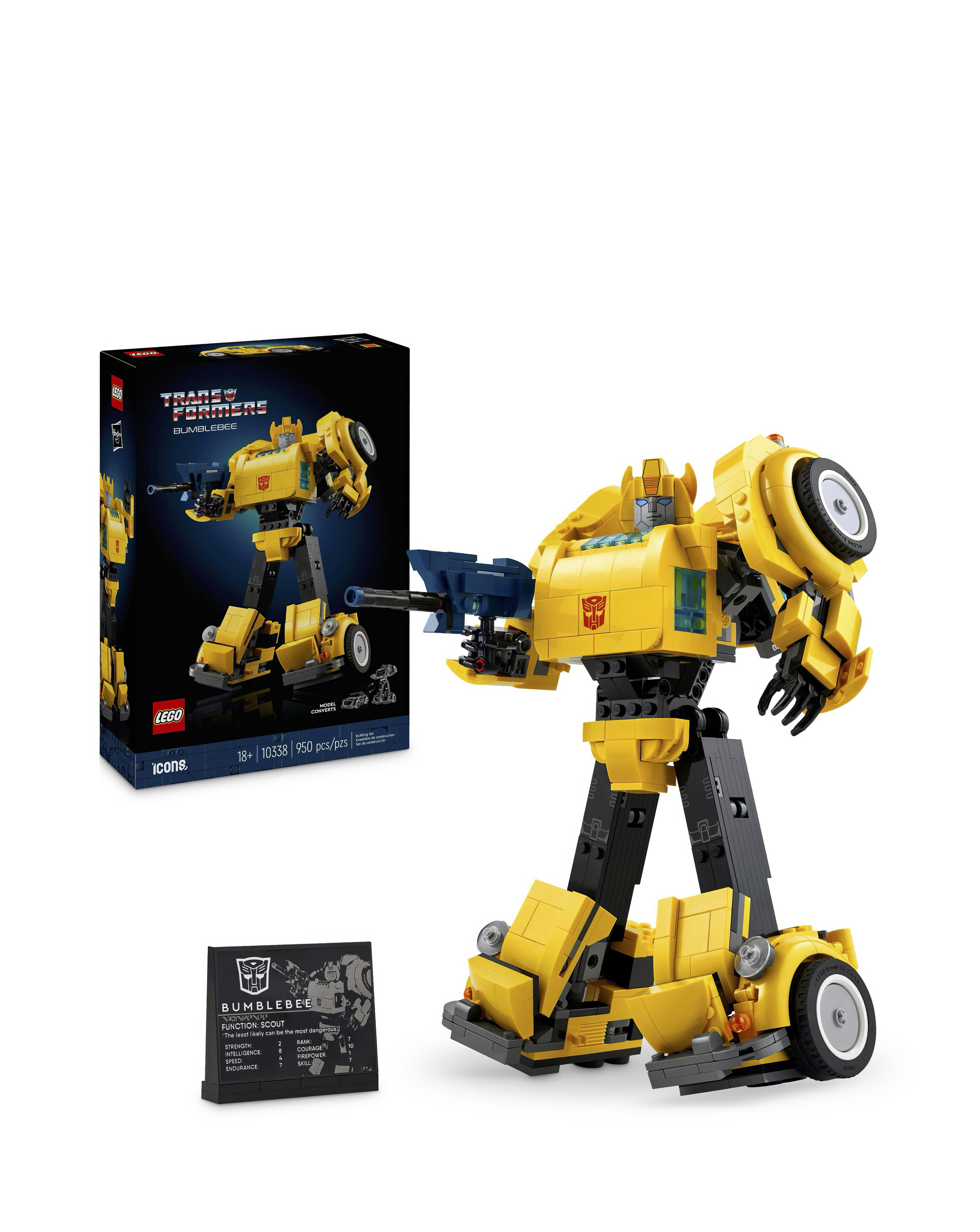 Lego Icons Transformers Bumblebee Set