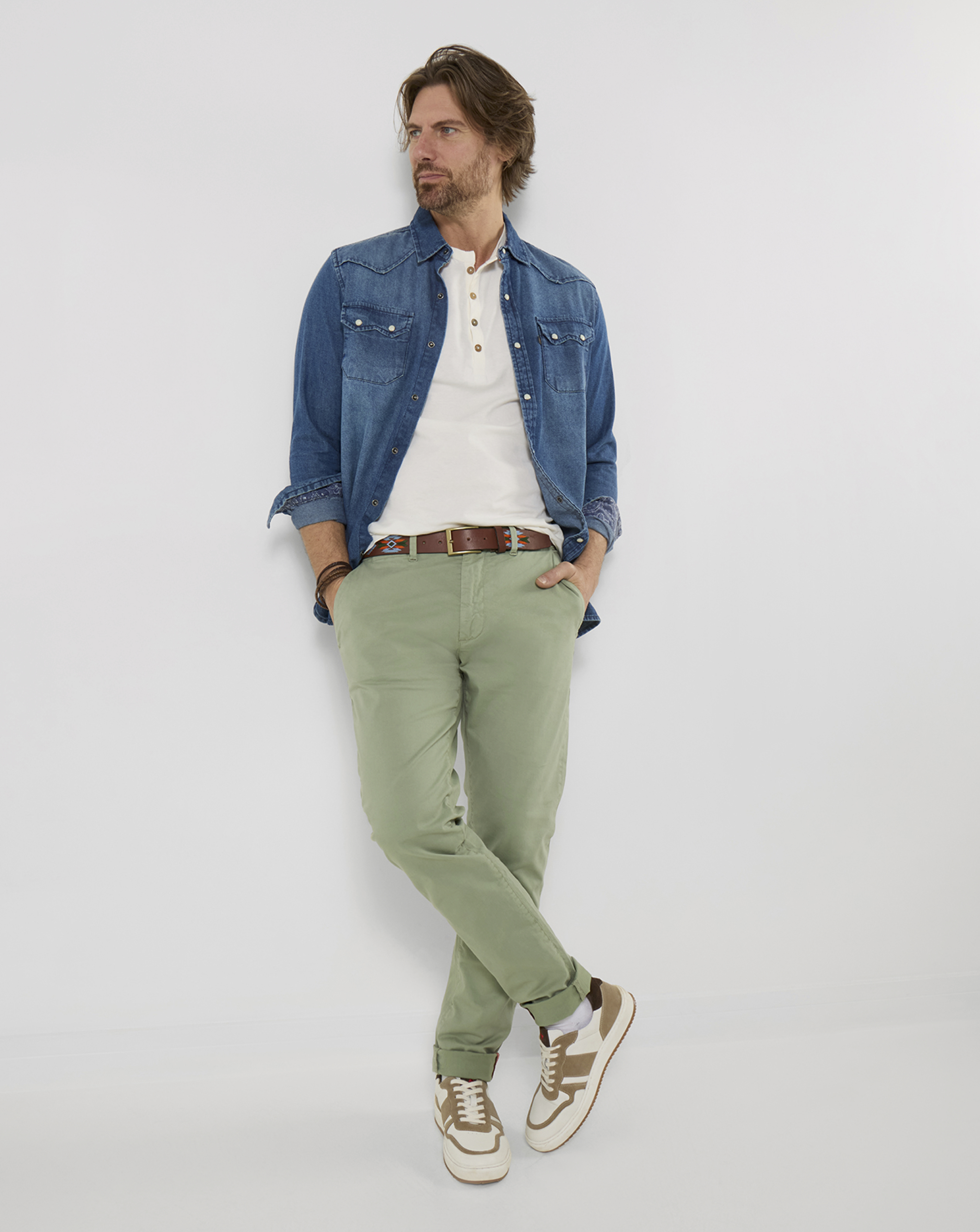 Joe Browns Charming Chinos - Light Green