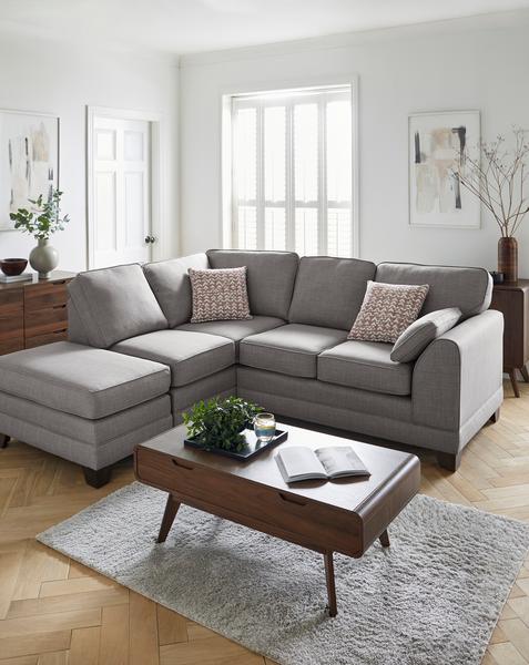 Hilliard Fabric Left Hand Corner Sofa