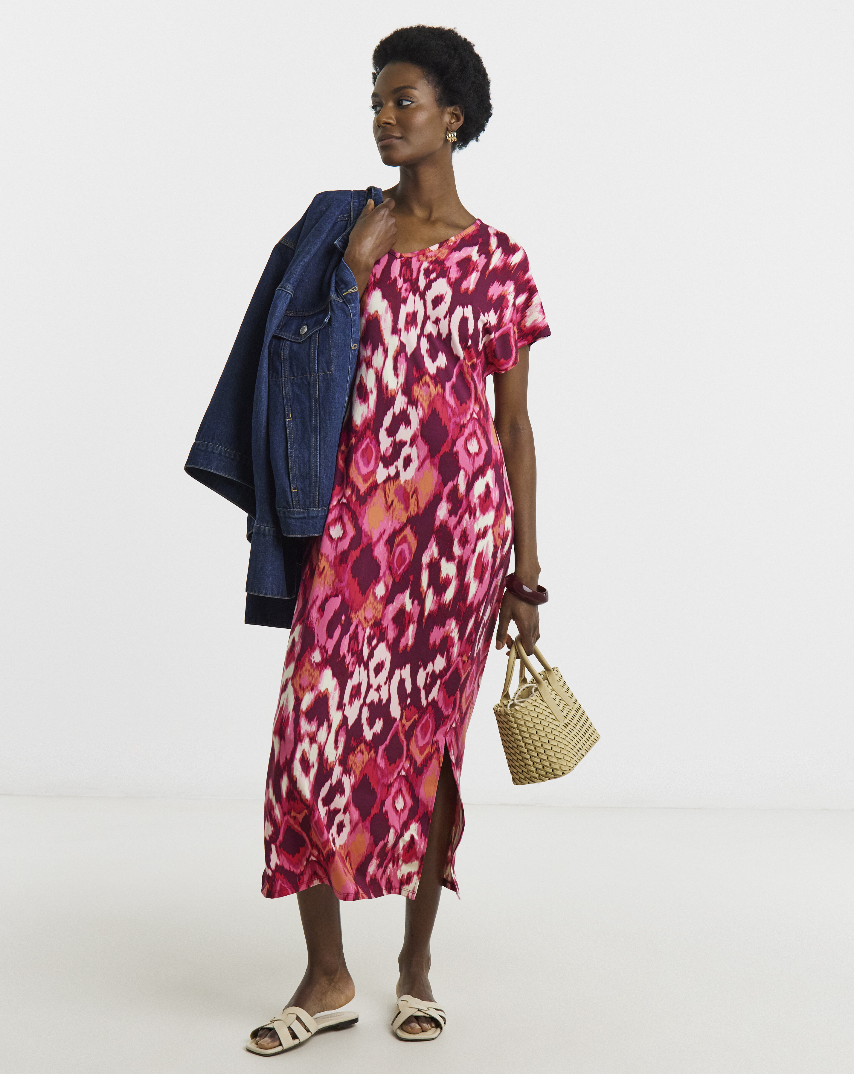 Jersey Midi T-Shirt Dress