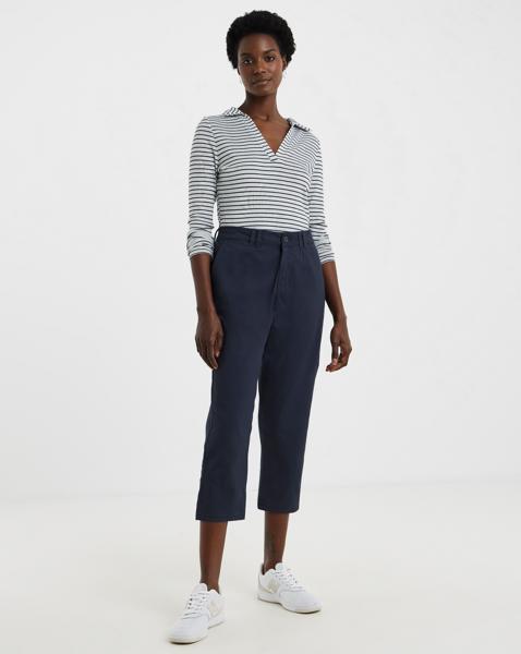 Stretch Cropped Chino Trouser
