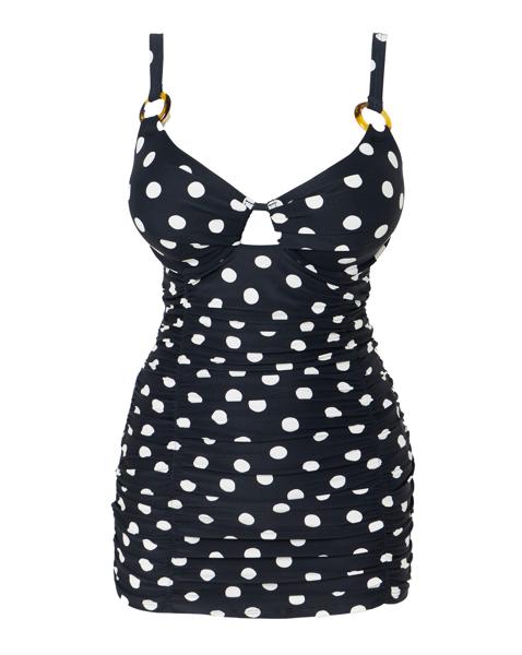 Underwired Tummy Control Swimdress - Image