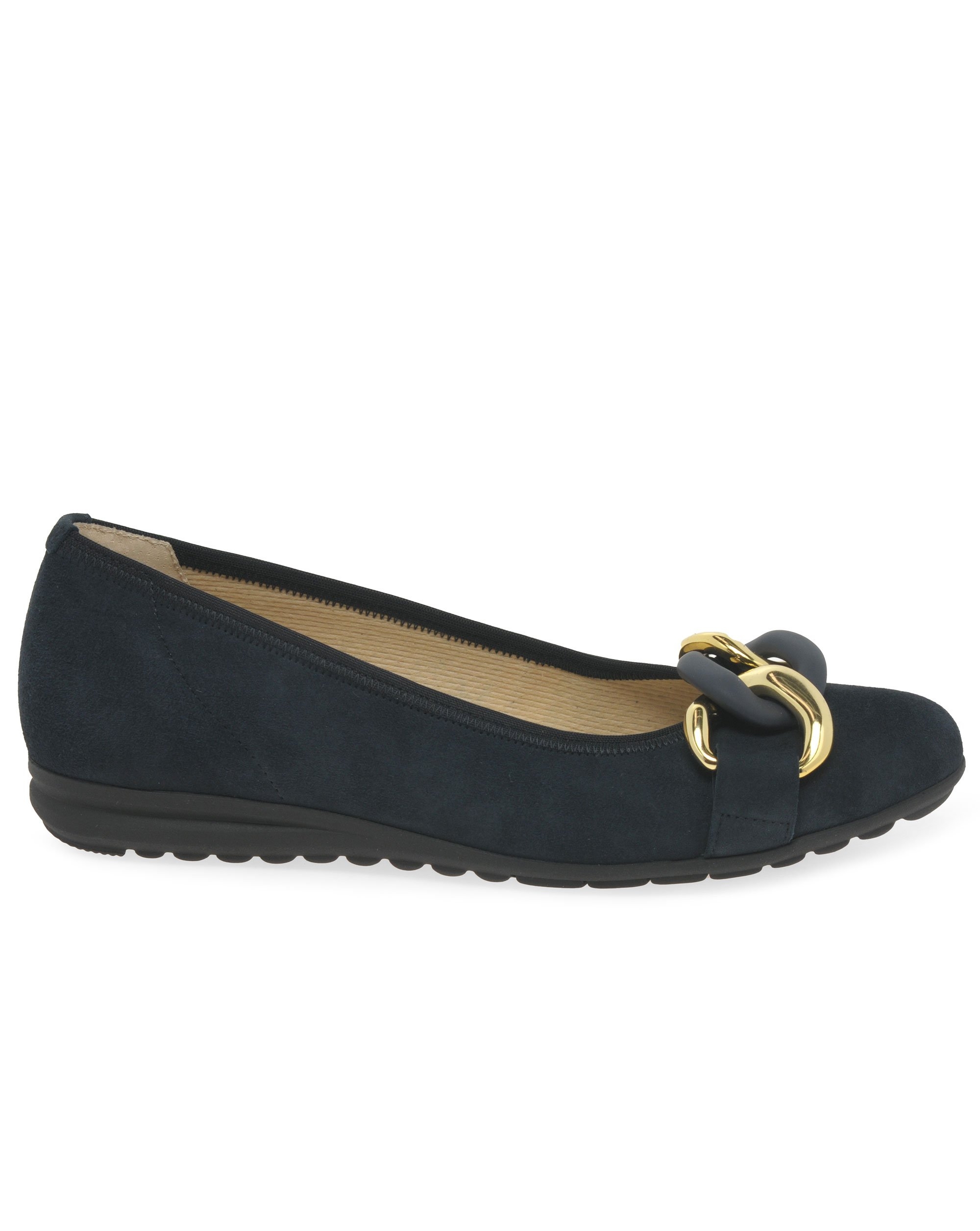 Gabor Women's Loafer Size 6 Dark Blue Suede