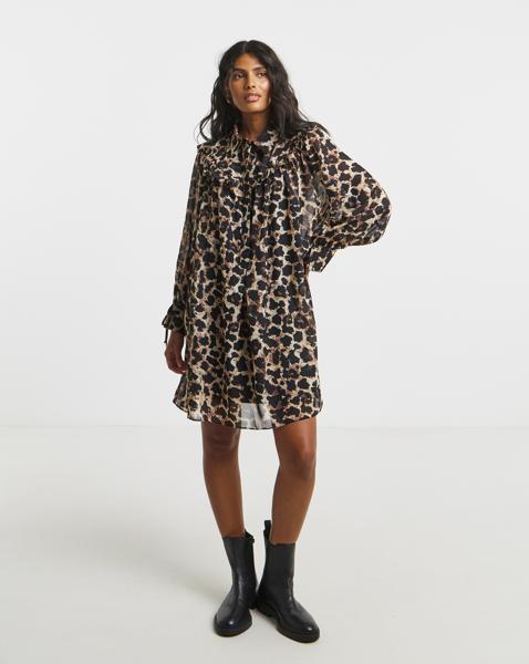 Simply Be Animal Swing Shirt Dress