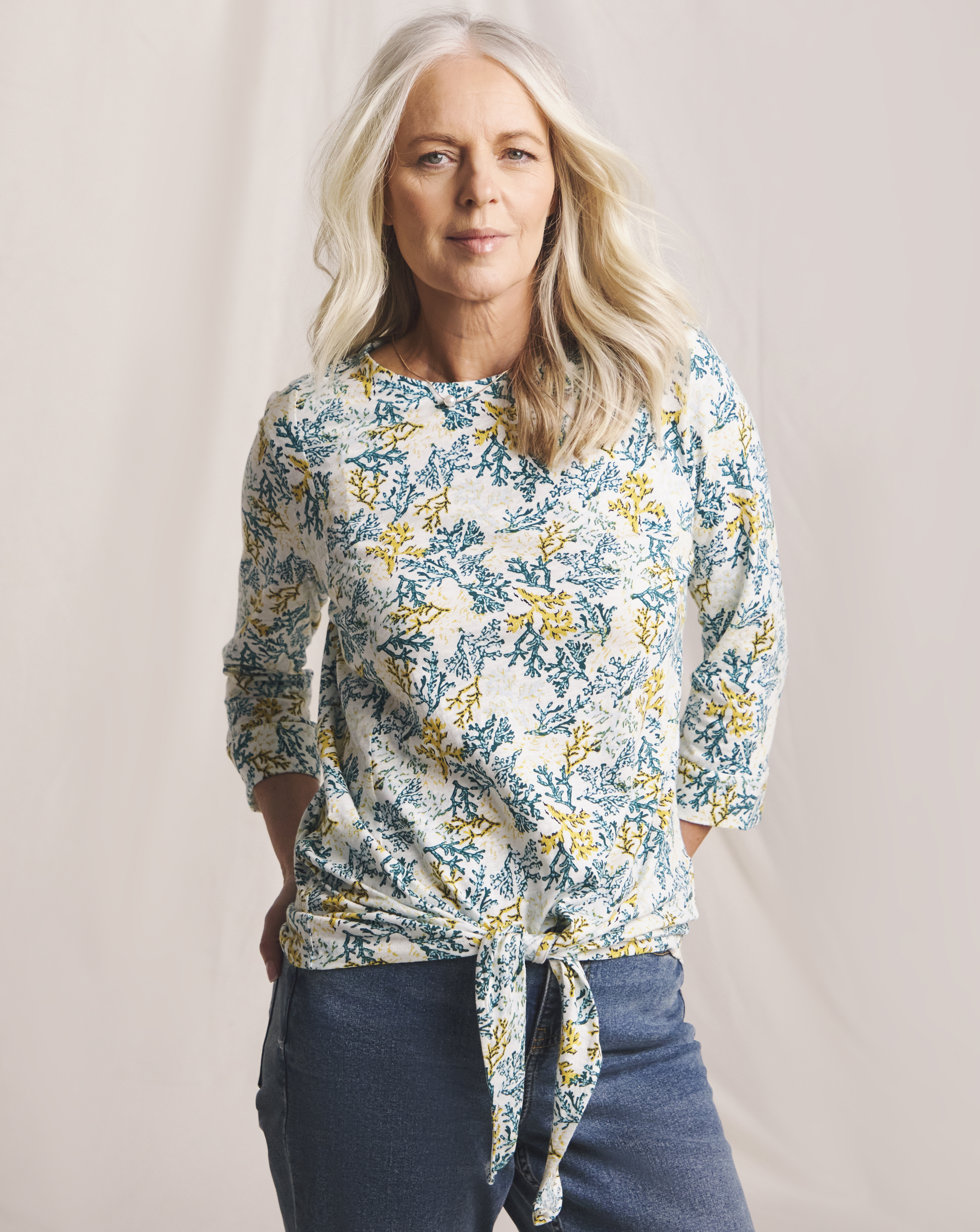 Julipa Tie Hem T-Shirt