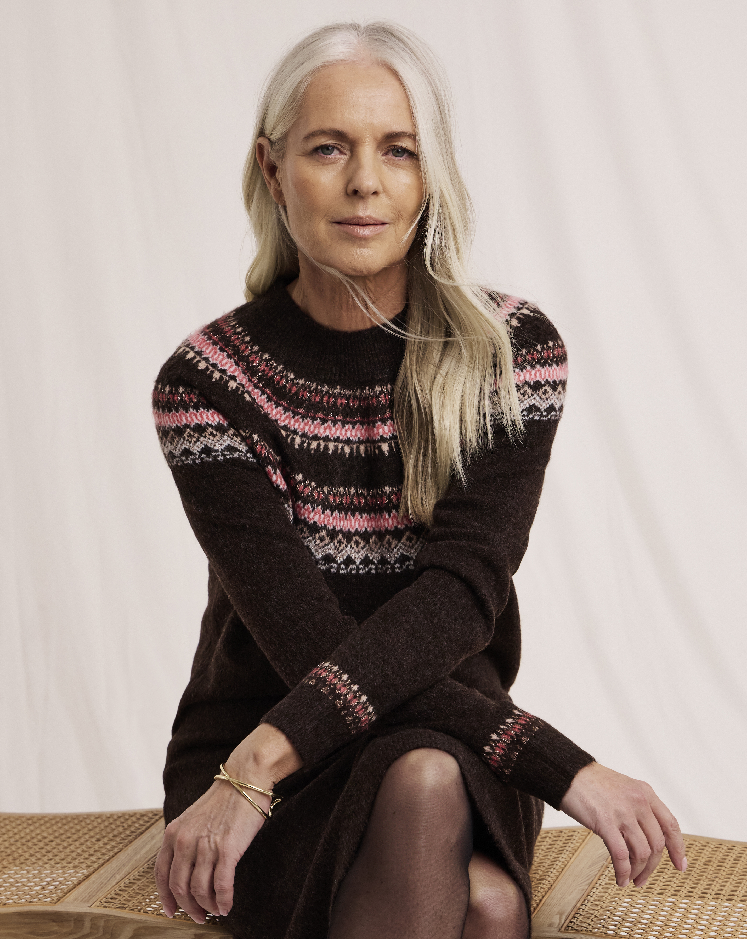 Julipa Fairisle Knitted Jumper Dress