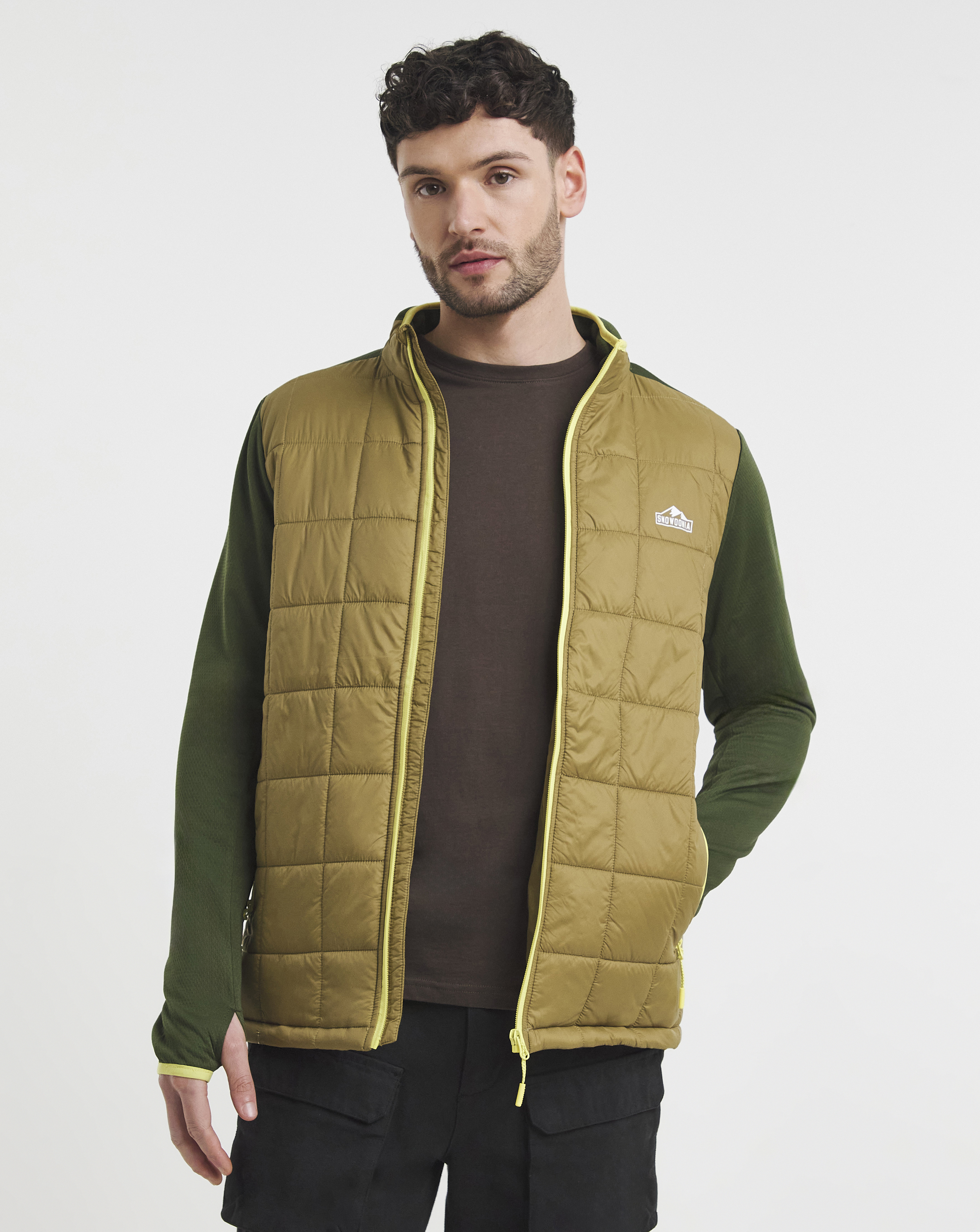 Snowdonia Square Padded Hybrid Jacket