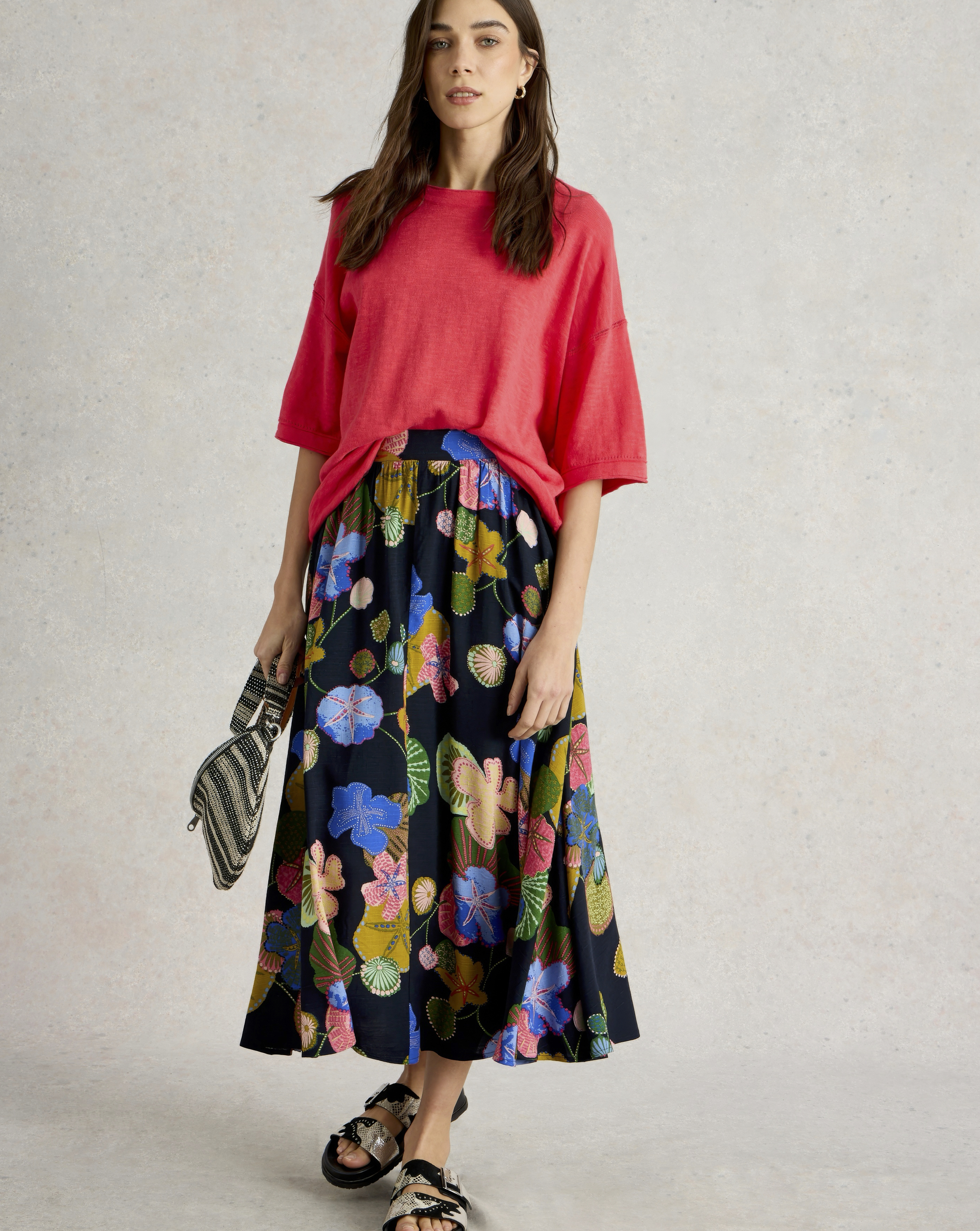 White Stuff Abigail Midi Skirt