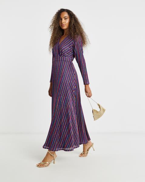 Flounce London Stripe Maxi Dress