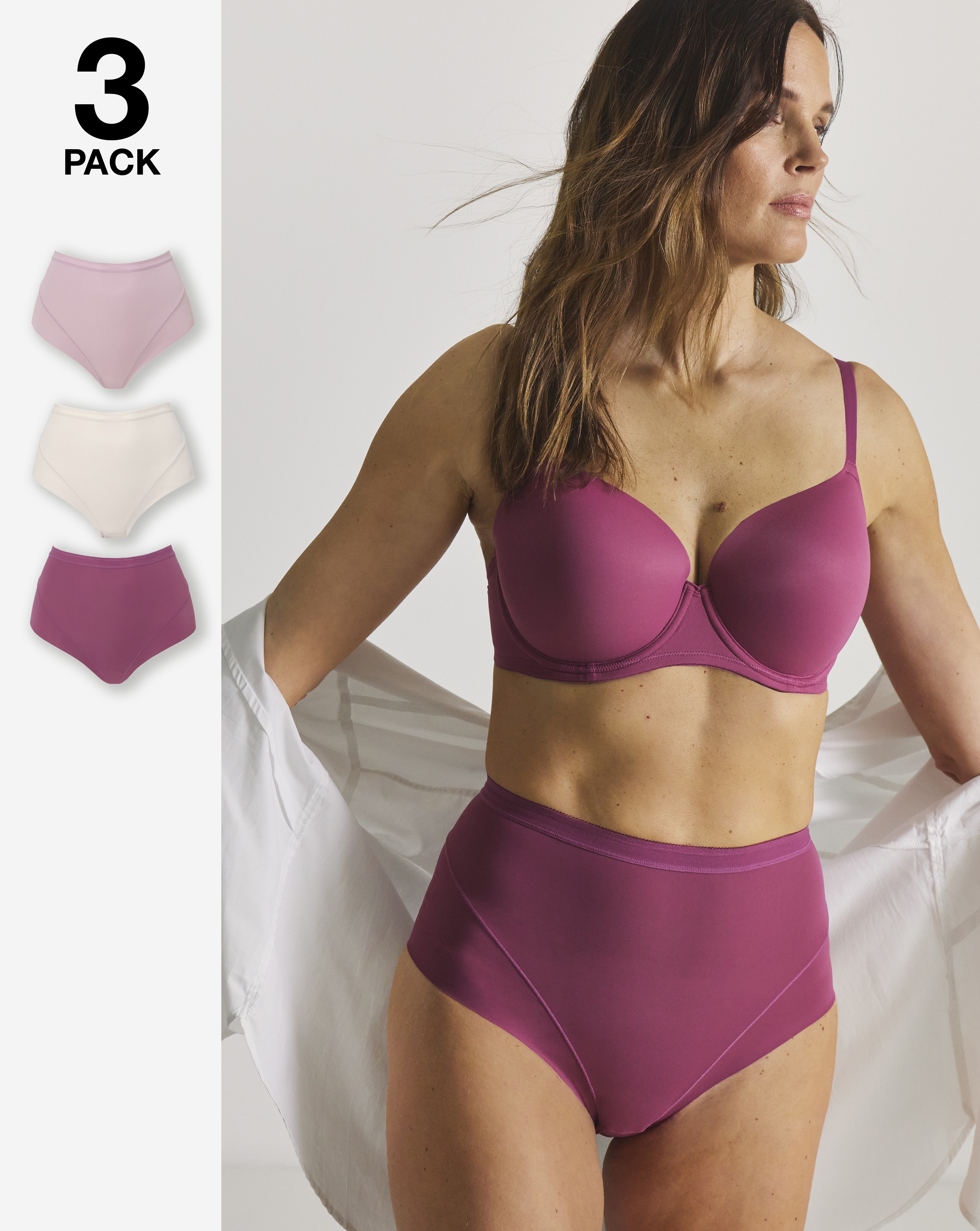 Magisculpt 3 Pack Light Tummy Shapers