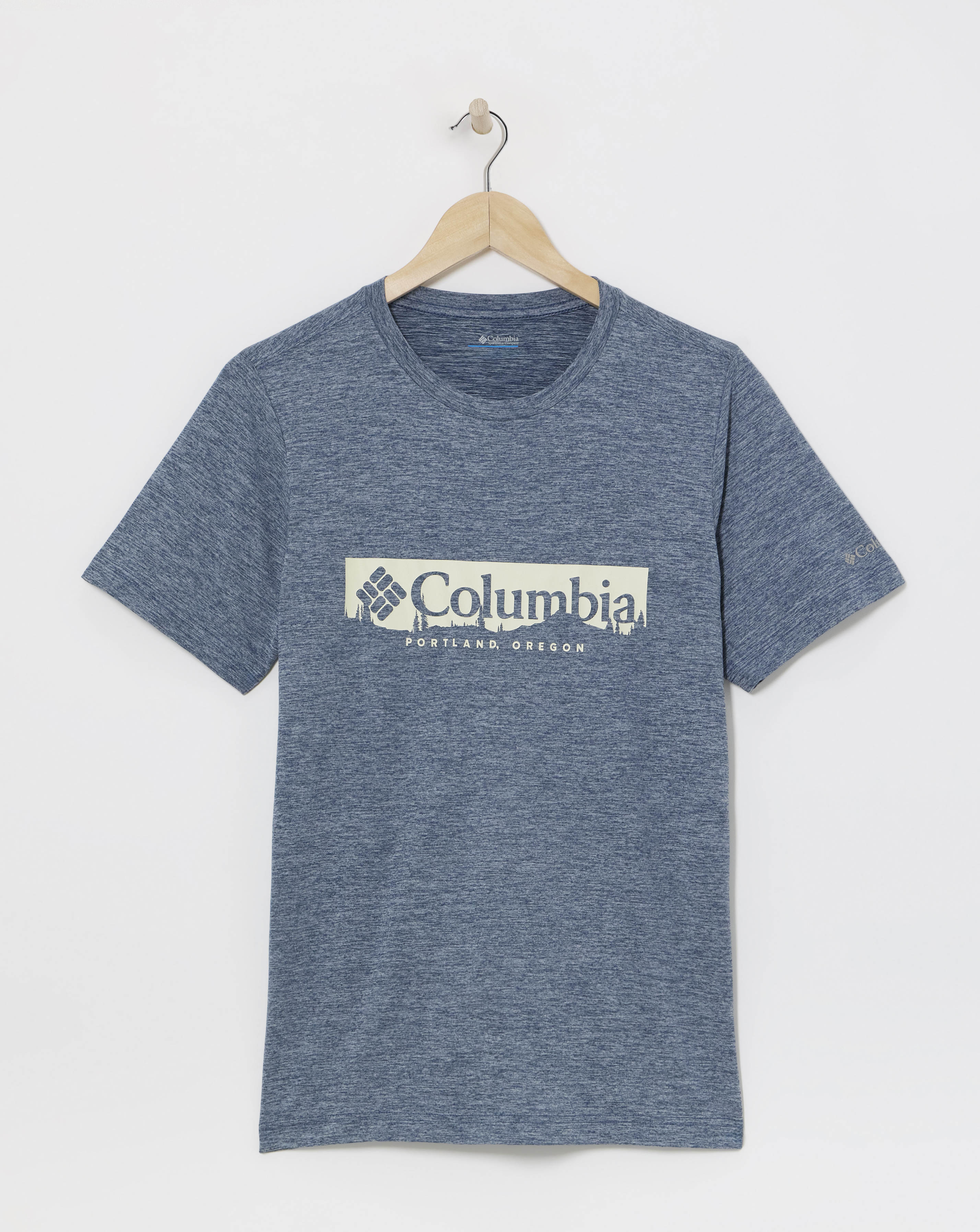 Columbia Kwick Hike Graphic T-Shirt - Navy
