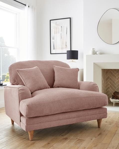 Azra Chenille Snuggle Chair