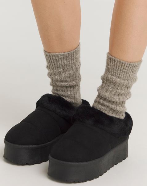 Quilted Mule Slipper Boot Standard