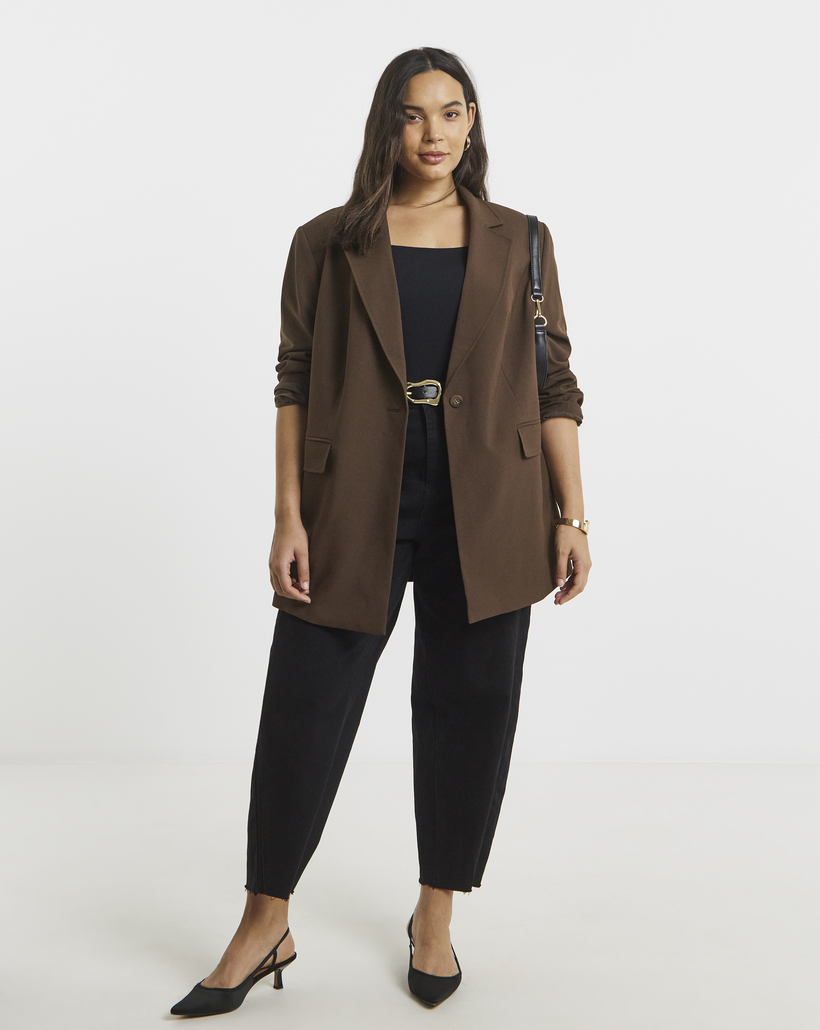 Oversized Single Breasted Blazer