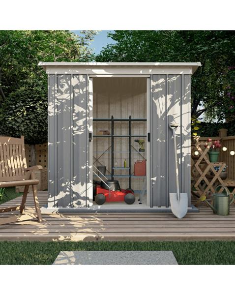 Yardmaster 6x4ft Tall Pent Metal Shed