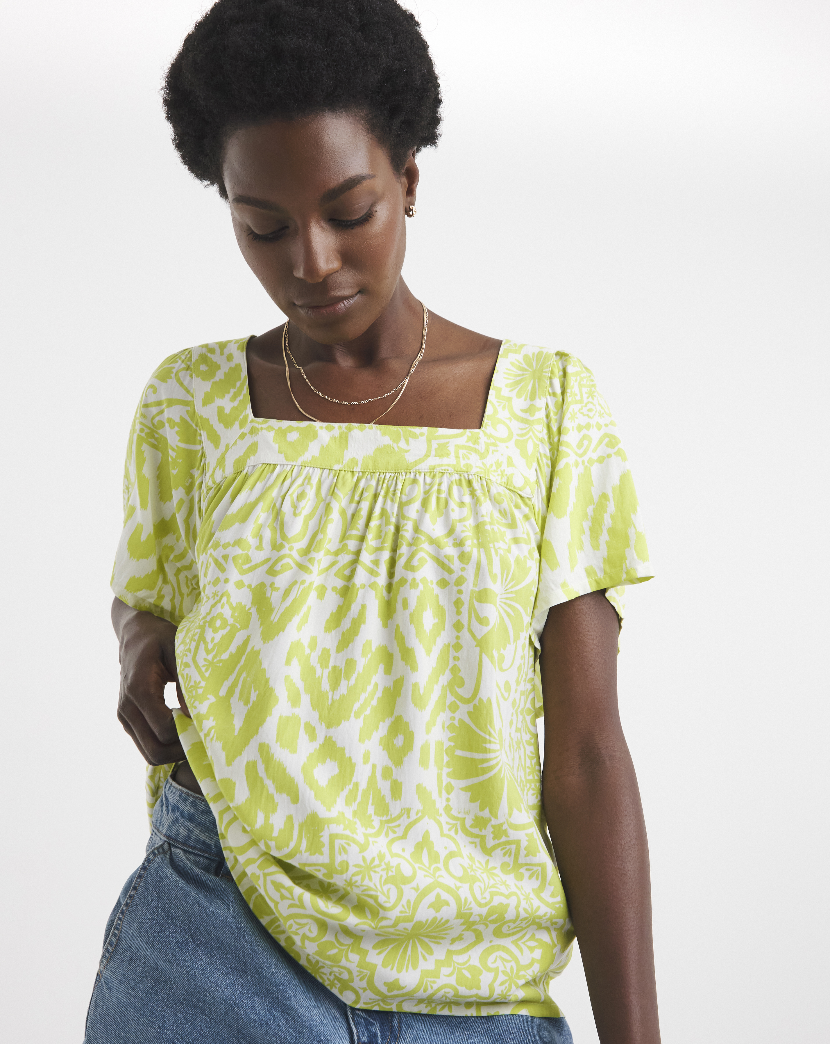 Square Neck Top