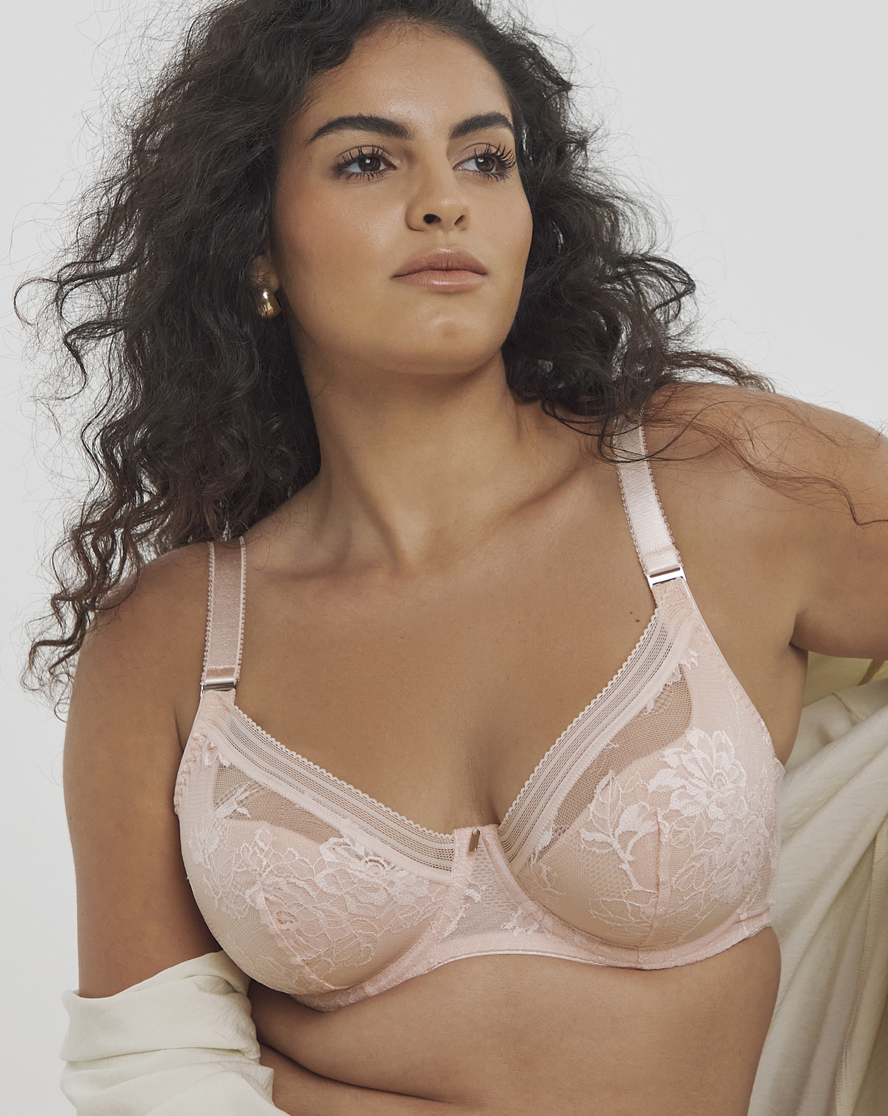 Fantasie Women's Blush Fusion Lace Plunge Bra 32F
