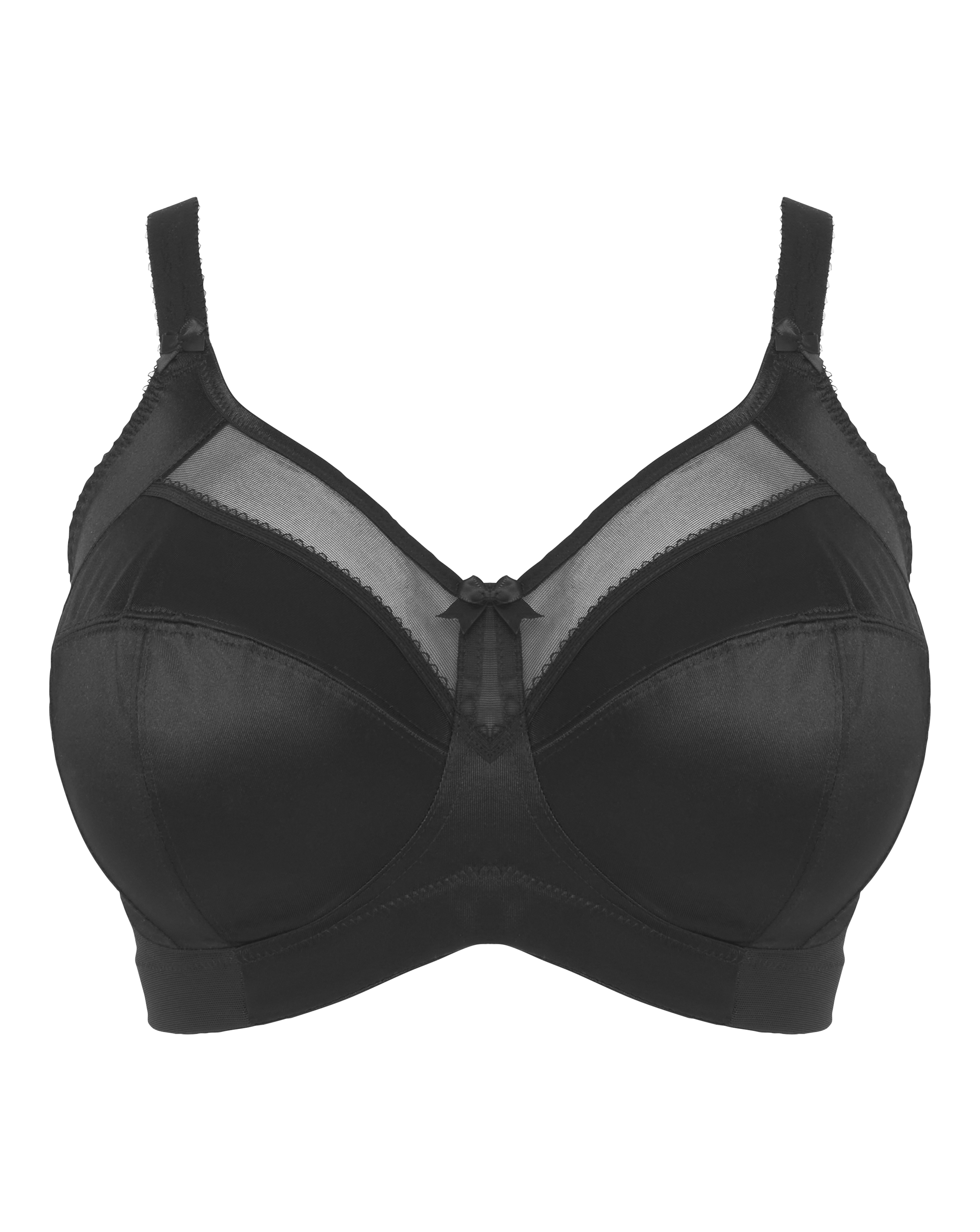 Goddess Plus Size Keira Full Cup Non Wired Bra In Black | UK Size 40B Women's