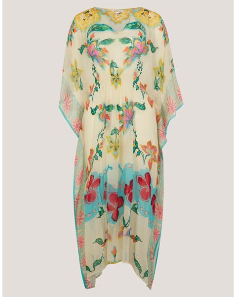 Monsoon Gloria Floral Print Kaftan
