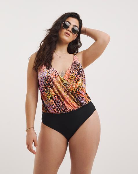 Magisculpt Twist Front Blouson Swimsuit