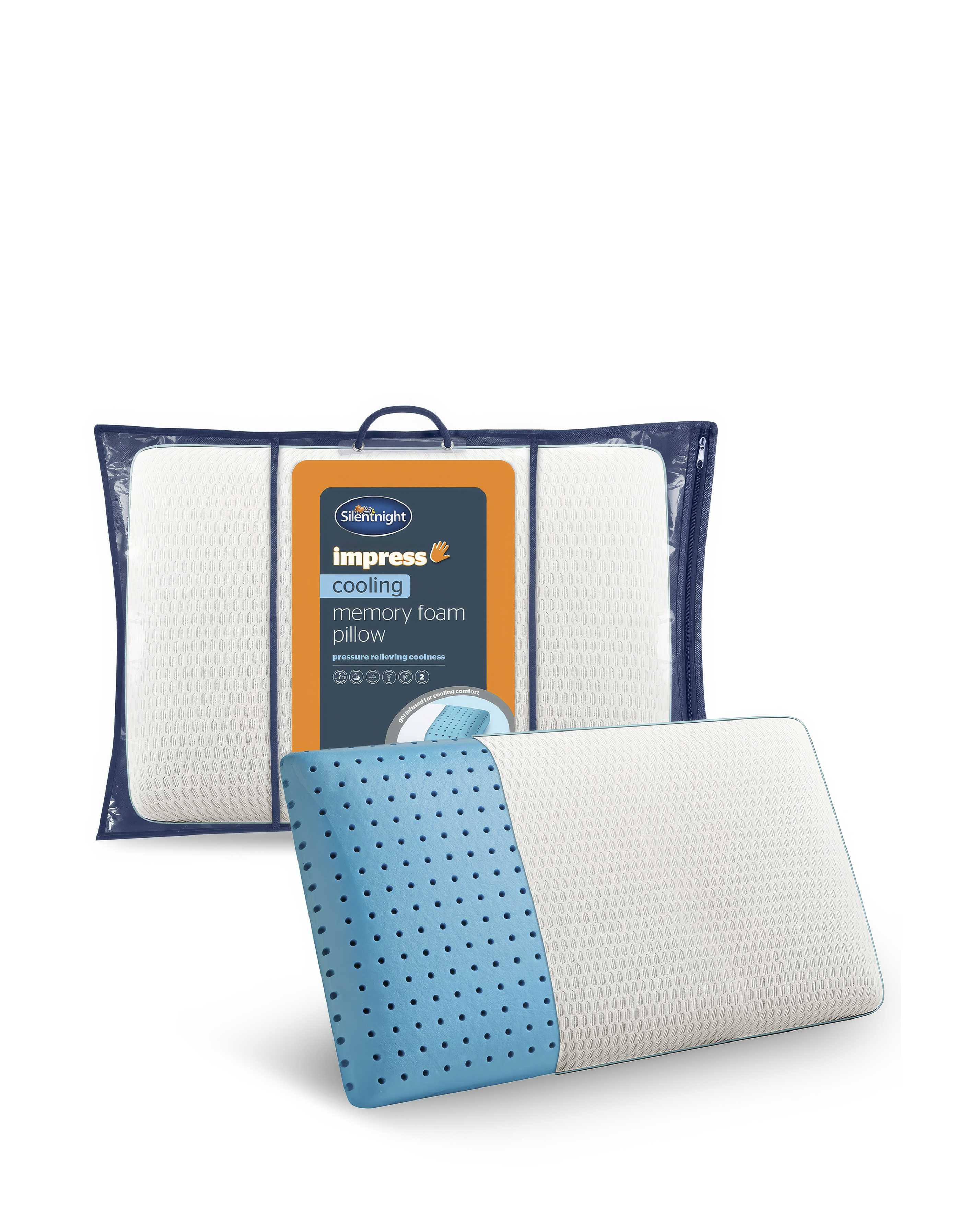 Silentnight Cooling Memory Foam Pillow