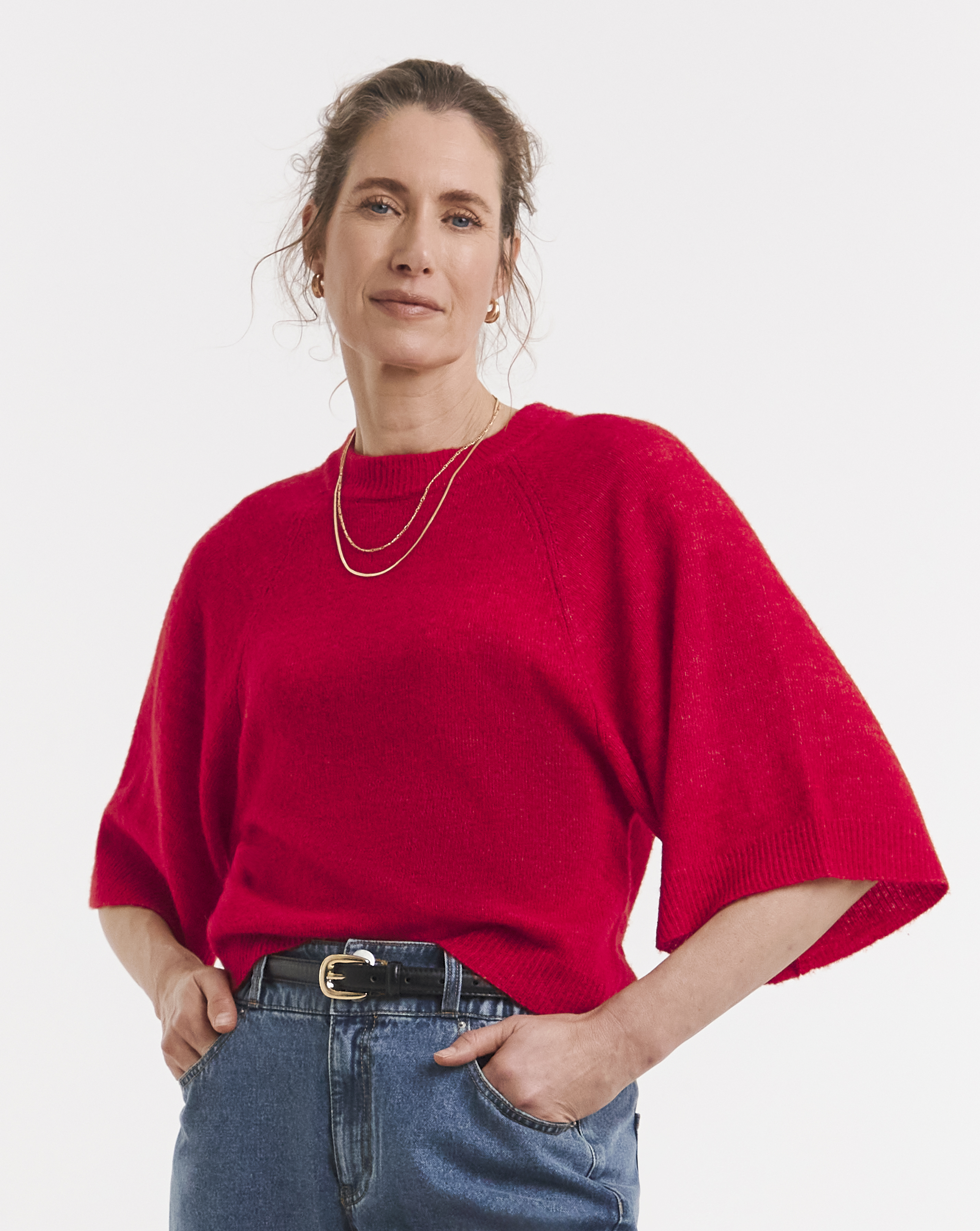 Sheer Wide Sleeve Jumper