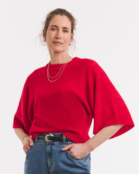 Sheer Wide Sleeve Jumper