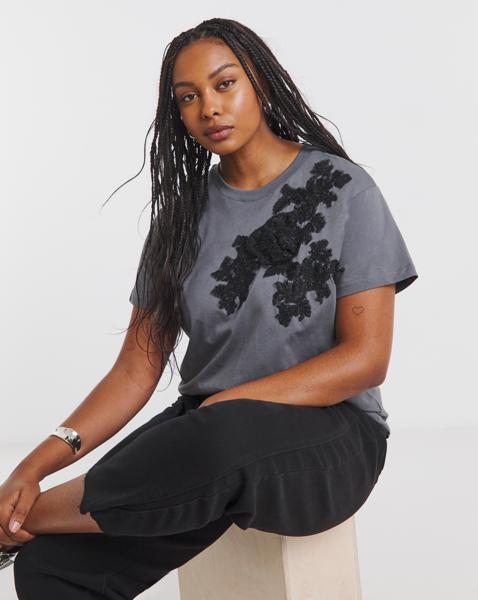 Lace Rosette T-Shirt