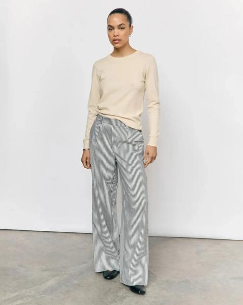 OBJECT Stripe Wide Leg Trouser