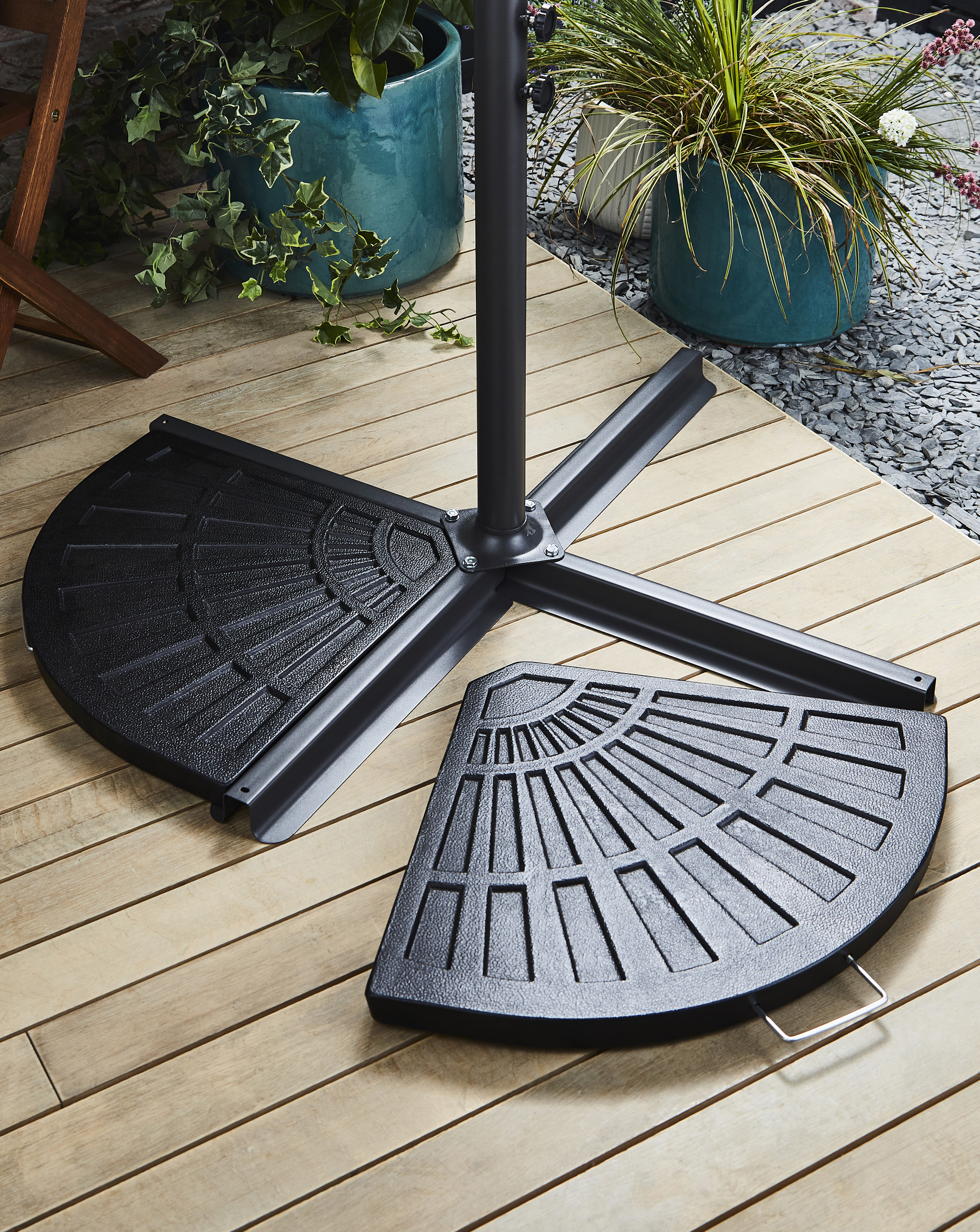 Pack of 2 Quarter Parasol Base