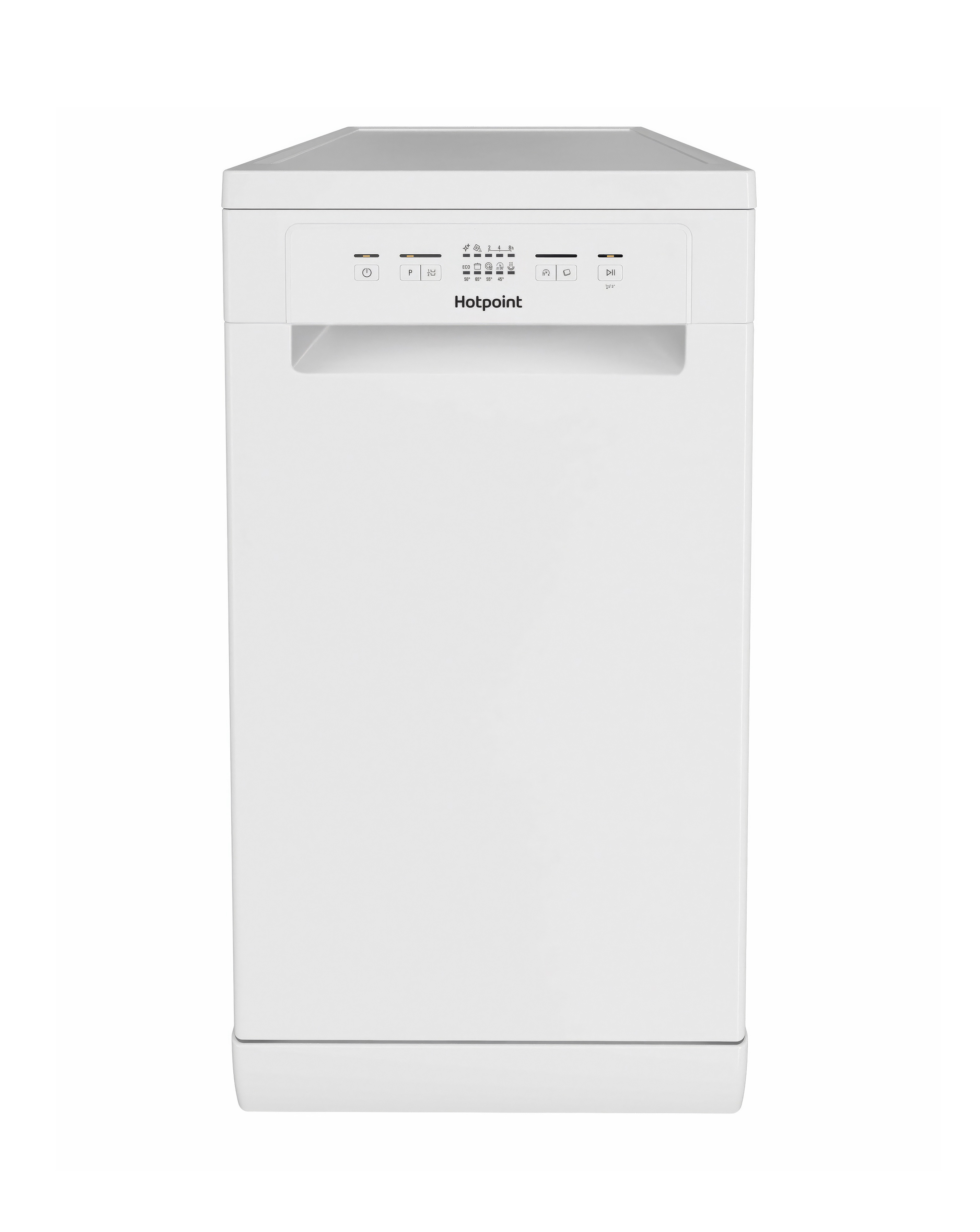 Hotpoint HP2FE10CS90WUK Freestanding Slimline Dishwasher - White - Image 4
