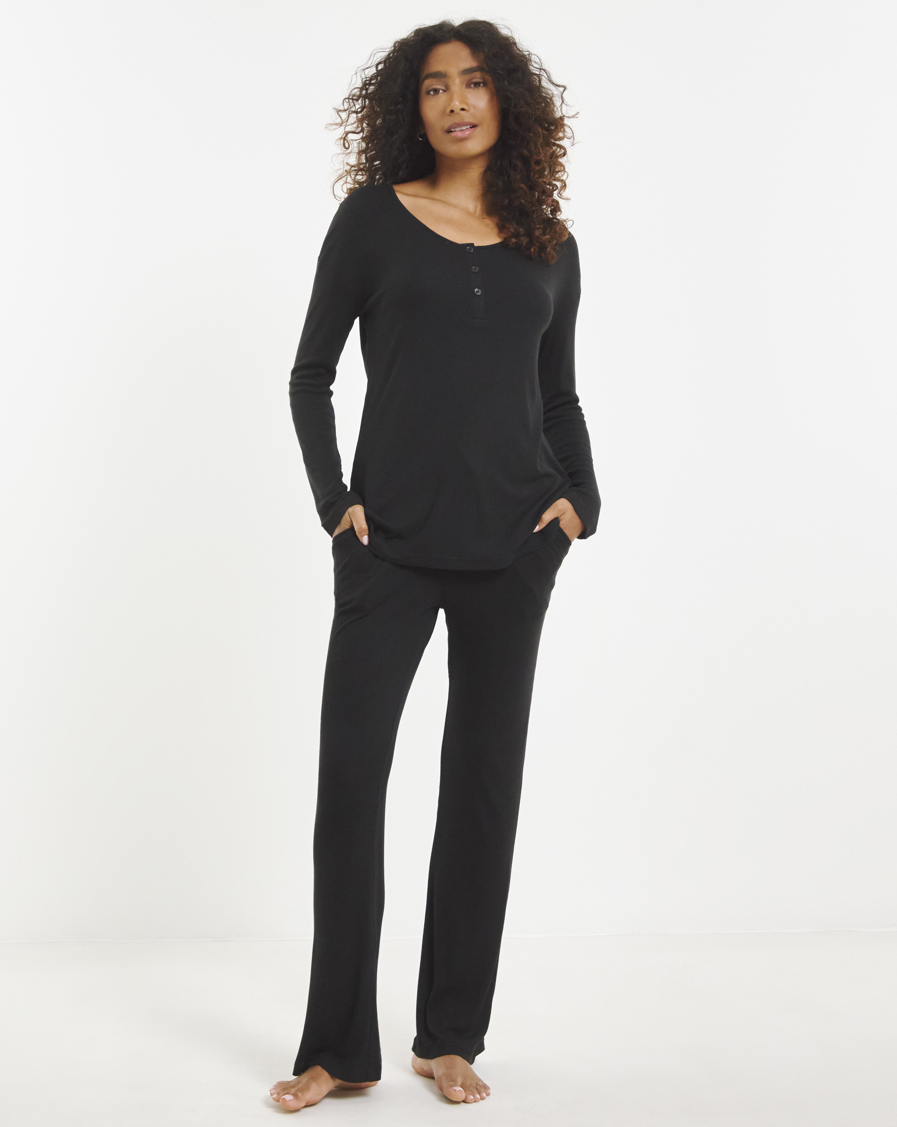 Pretty Secrets Slouchy Ribbed Lounge Set